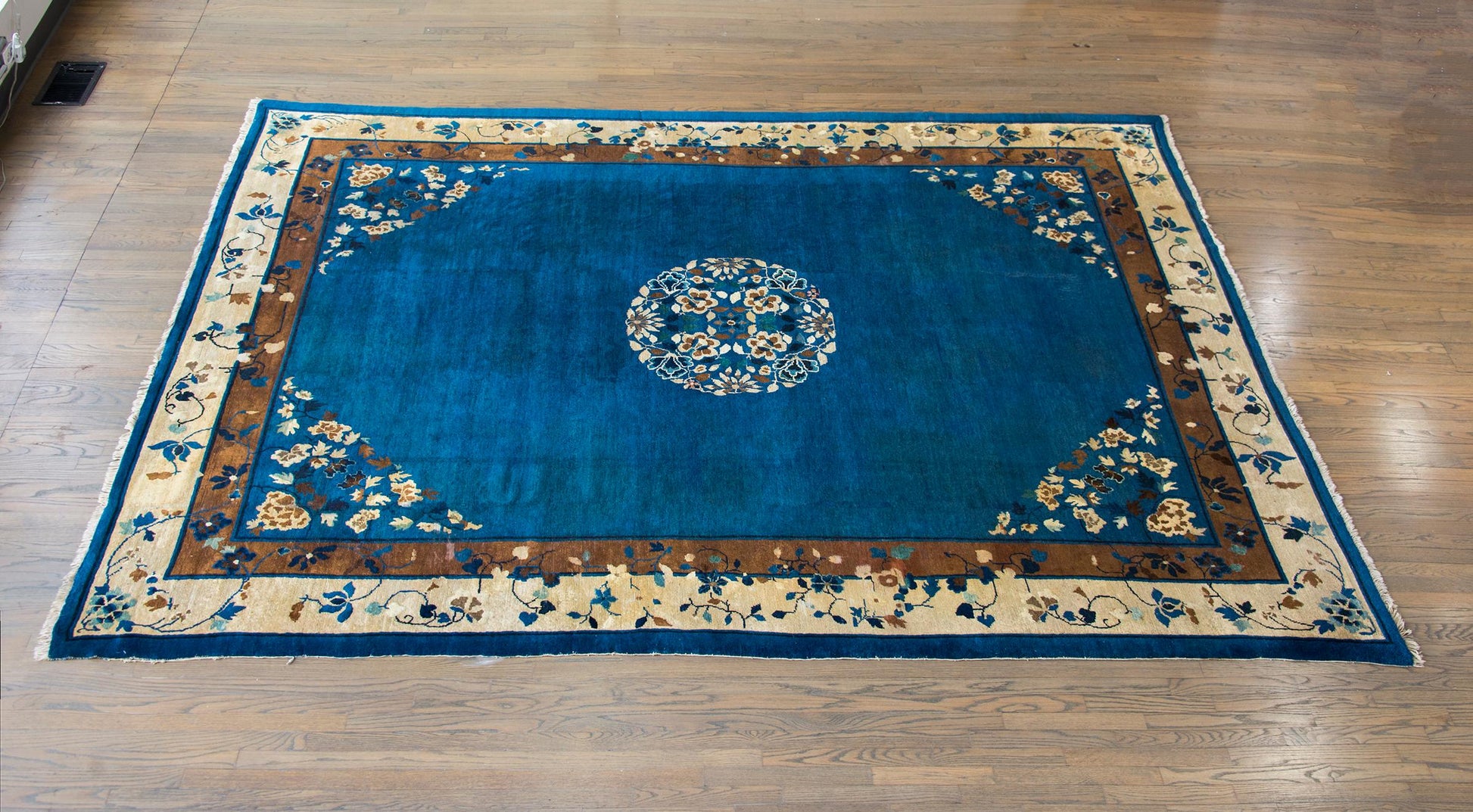Late 19th Century Chinese Peking Rug For Sale
