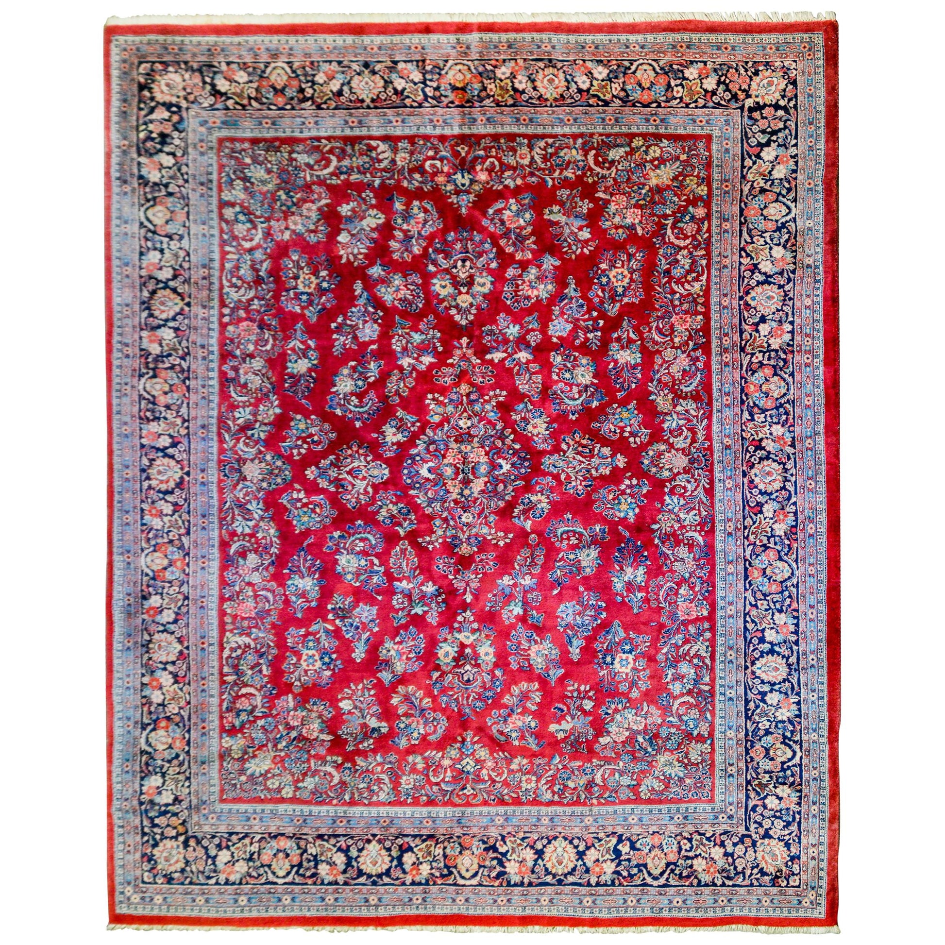 Beautiful Early 20th Century Sarouk Rug For Sale