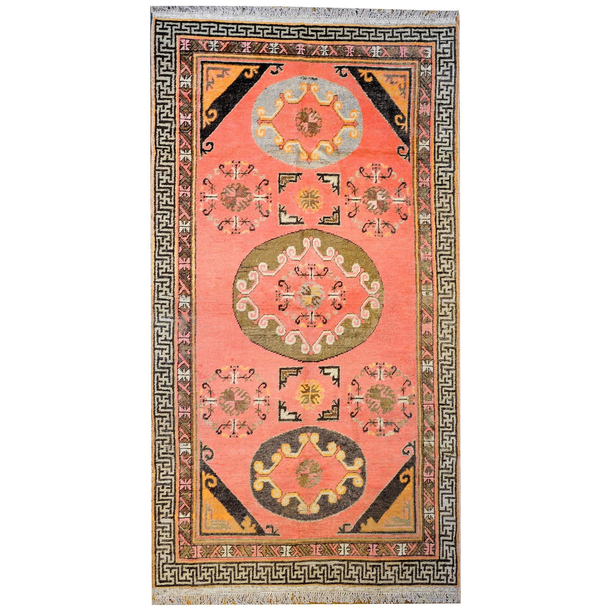 Wonderful Early 20th Century Khotan Rug For Sale