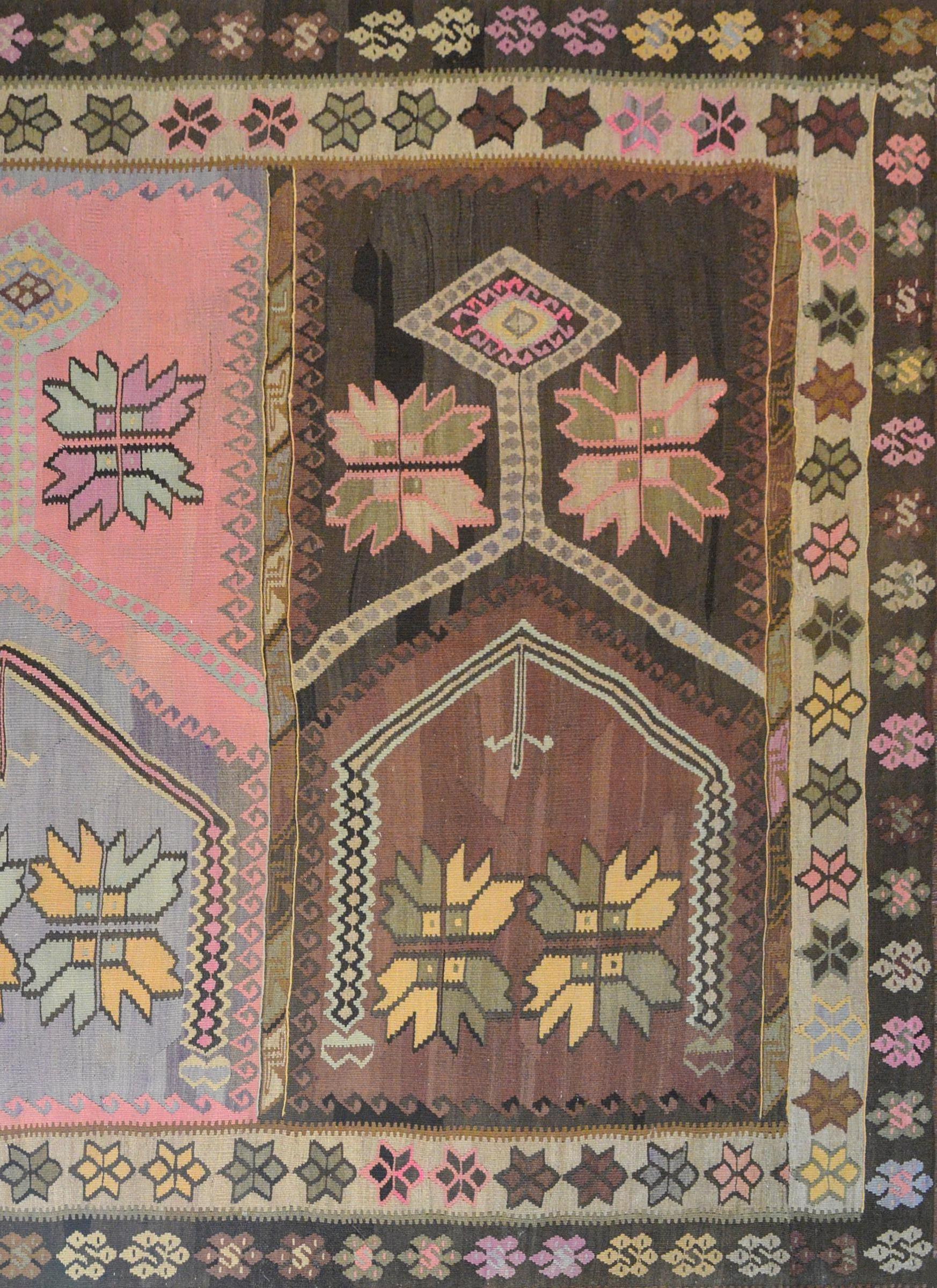 Early 20th Century Anatolian Kilim Rug For Sale