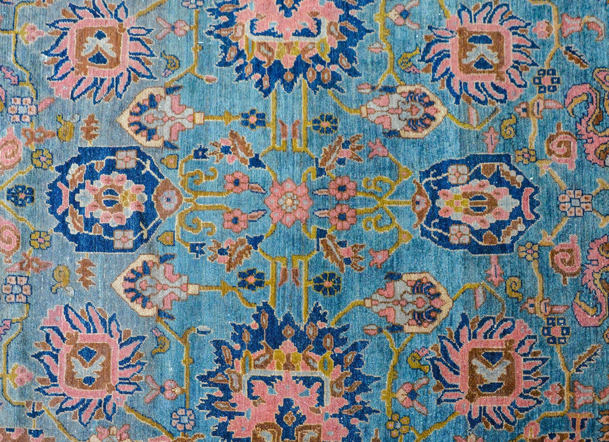 Incredible Early 20th Century Sultanabad Rug For Sale