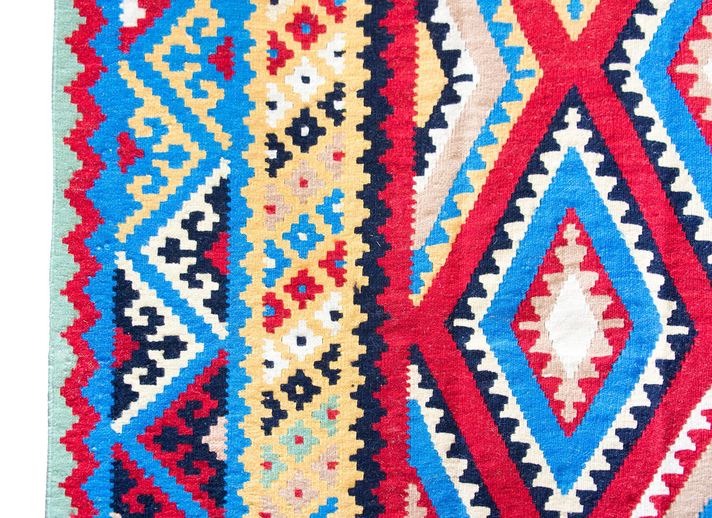 Vintage Persian Shiraz Kilim Rug For Sale