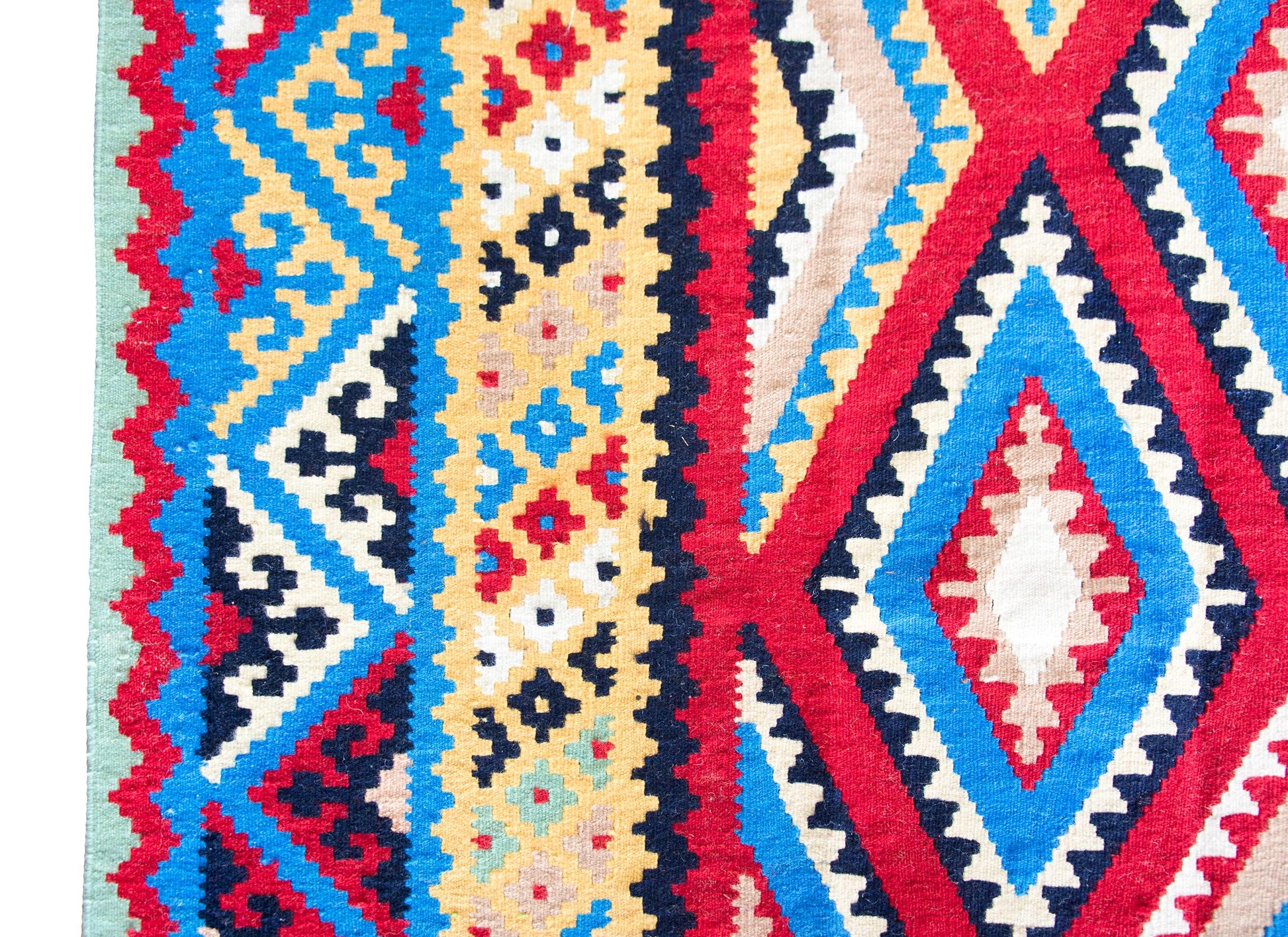 Vintage Persian Shiraz Kilim Rug For Sale