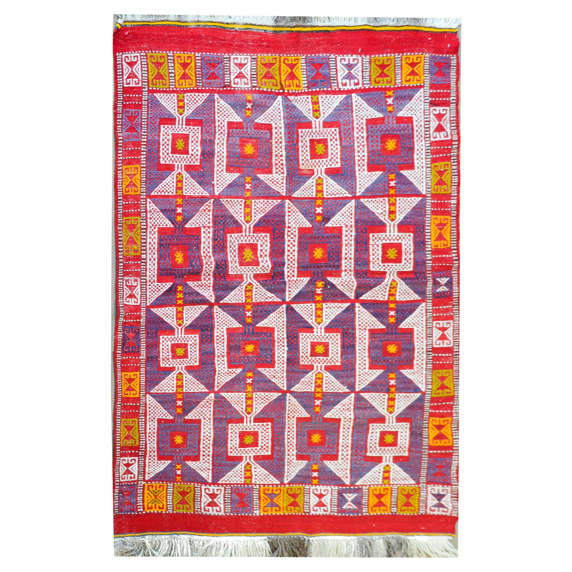 Vintage Anatolian Cicim Rug For Sale