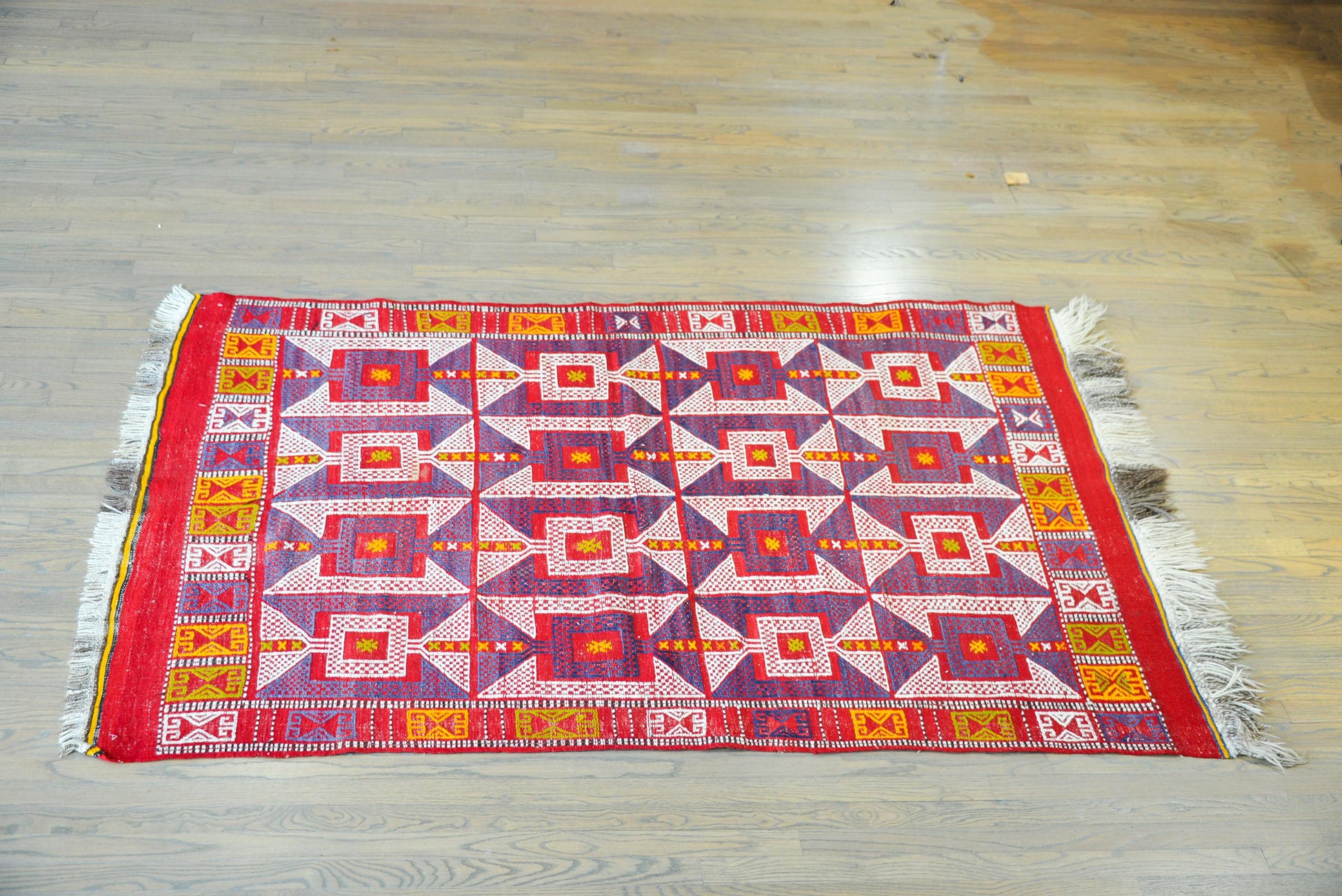 Vintage Anatolian Cicim Rug For Sale