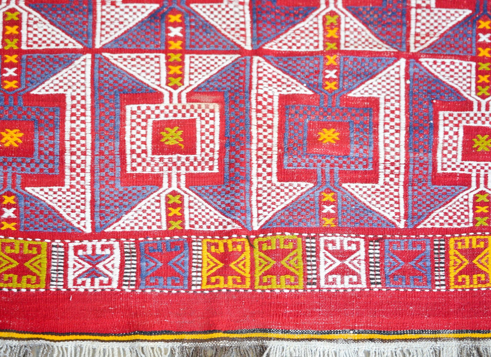 Vintage Anatolian Cicim Rug For Sale