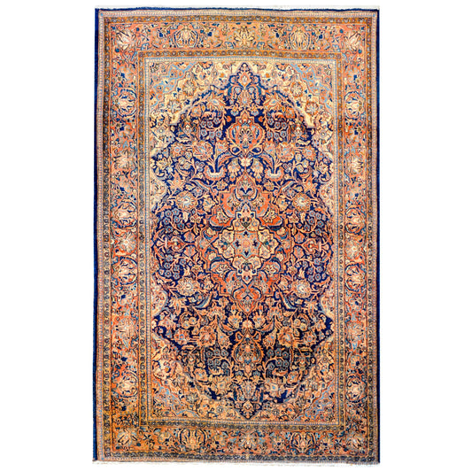 Wonderful Early 20th Century Kashan Rug For Sale