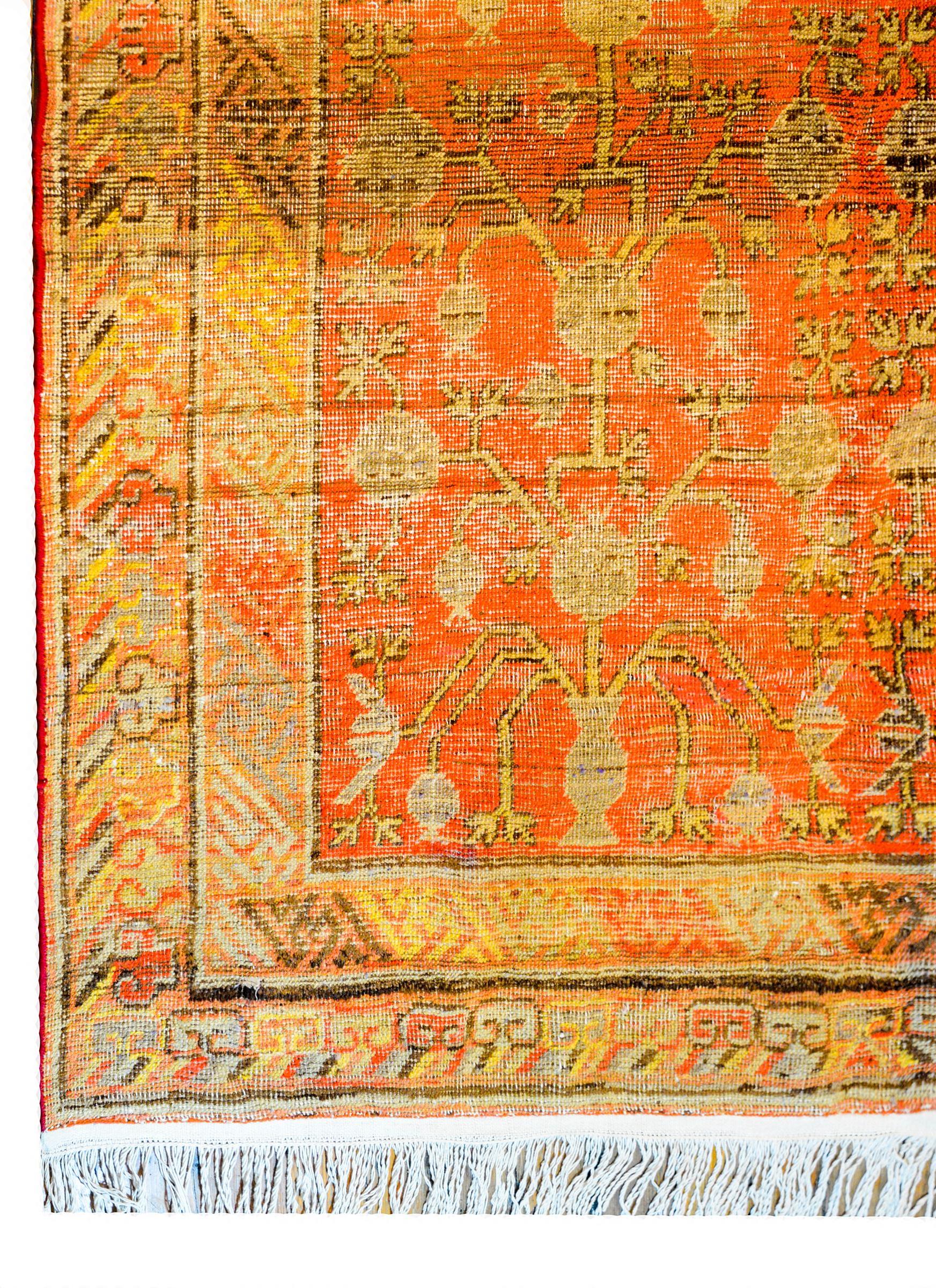 Wonderful Early 20th Century Central Asian Khotan Rug For Sale