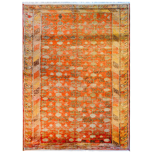 Wonderful Early 20th Century Central Asian Khotan Rug For Sale