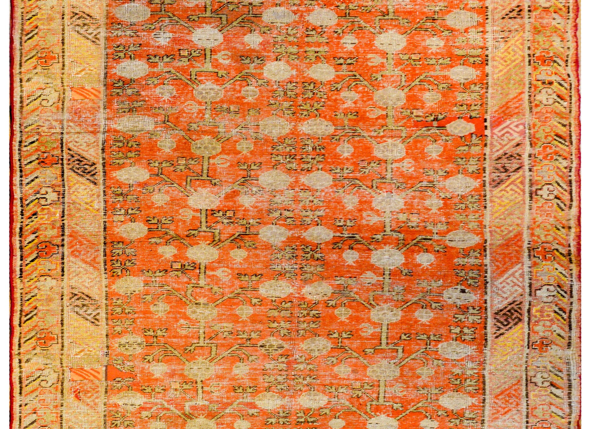 Wonderful Early 20th Century Central Asian Khotan Rug For Sale