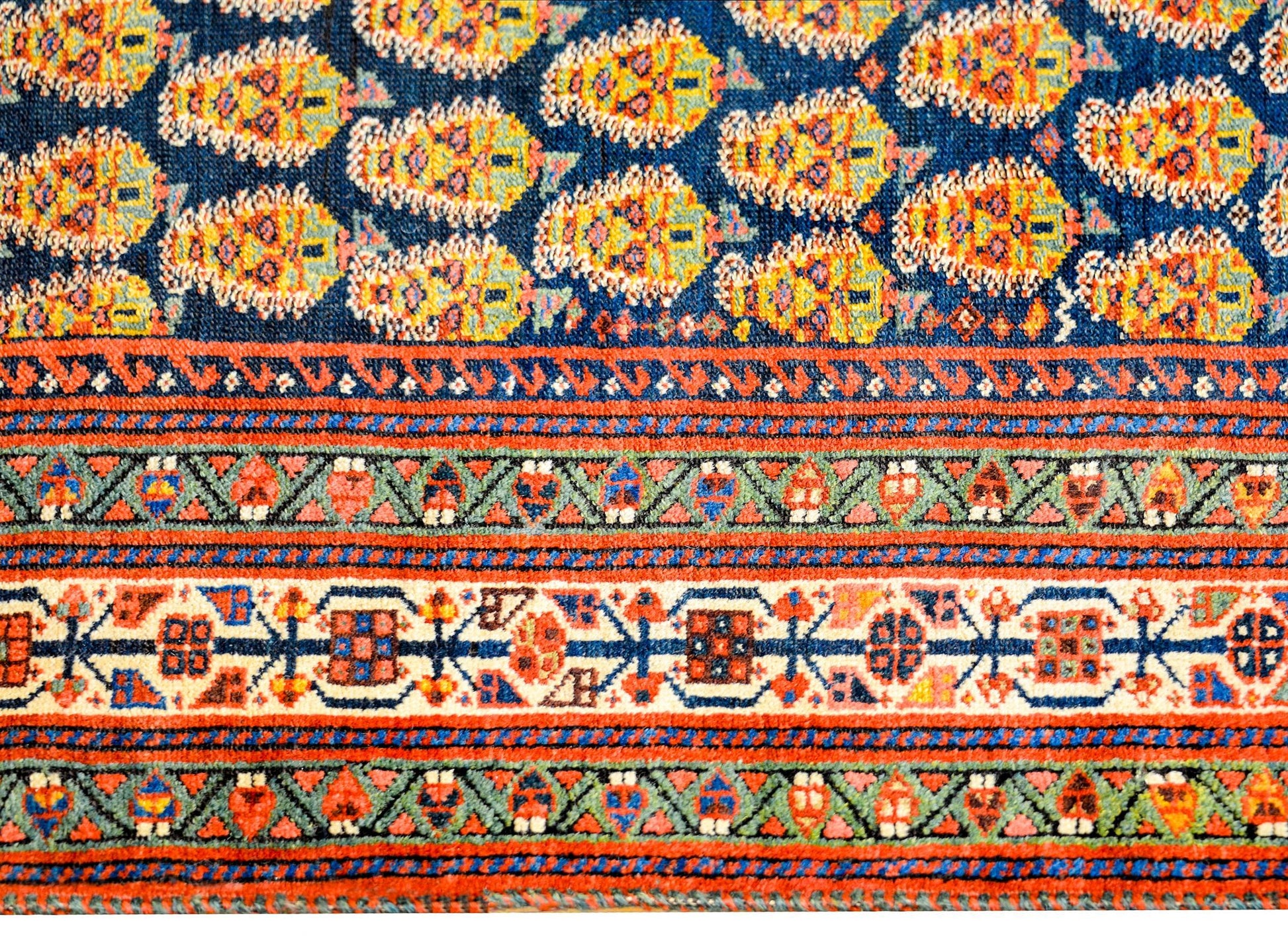 Amazing 19th Century Afshar Runner For Sale