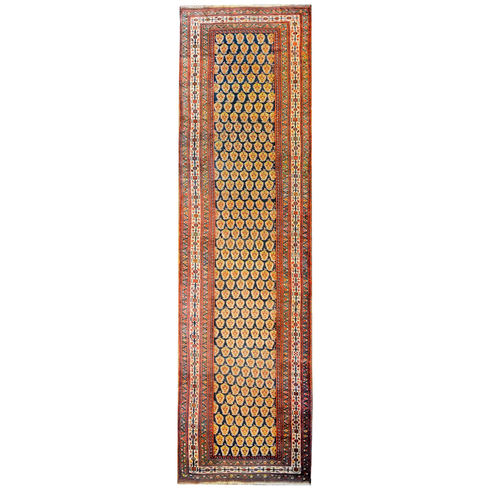 Amazing 19th Century Afshar Runner For Sale