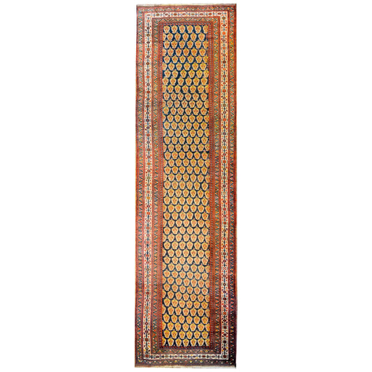 Amazing 19th Century Afshar Runner For Sale