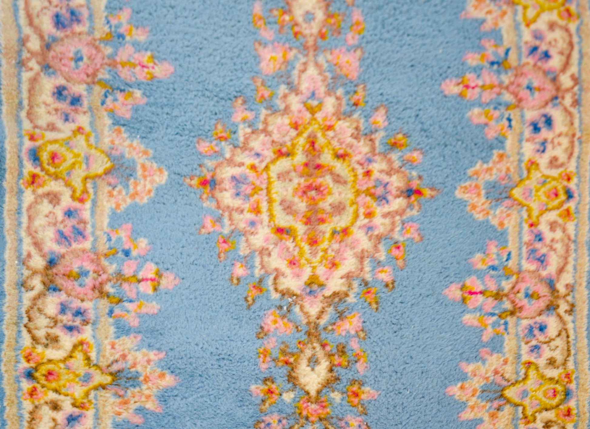 Early 20th Century Persian Kirman Runner For Sale