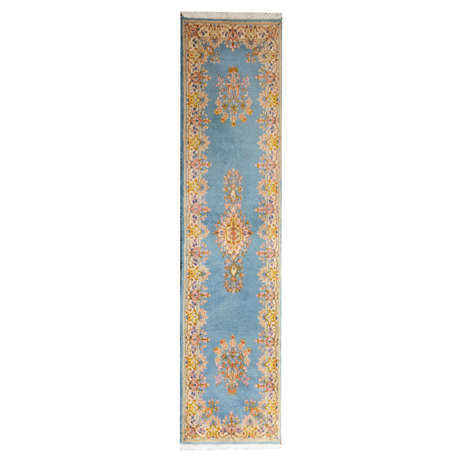 Early 20th Century Persian Kirman Runner For Sale