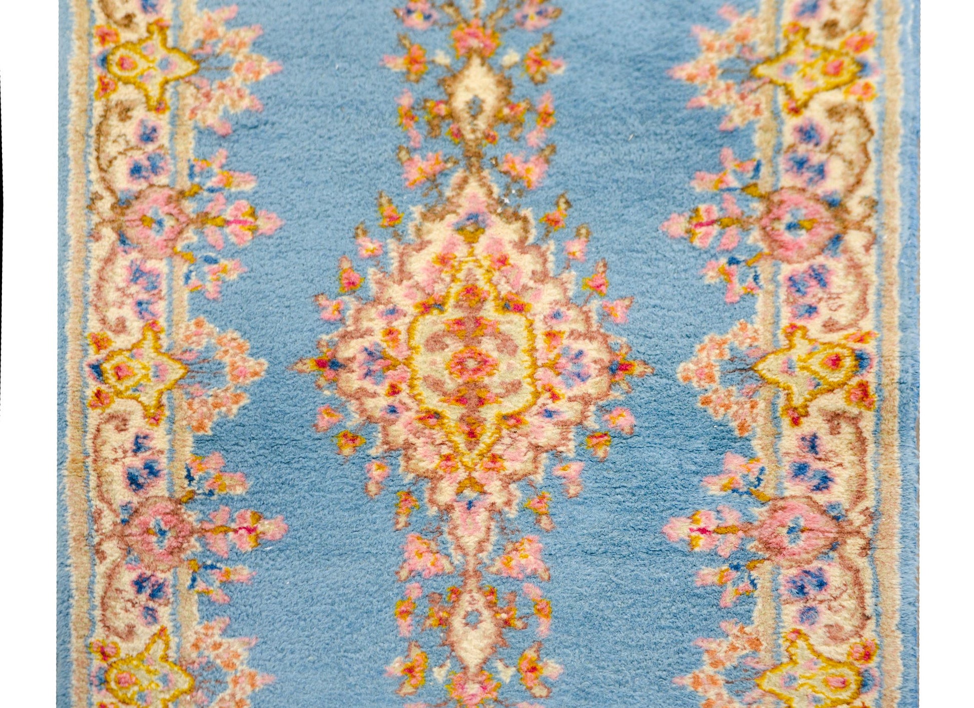 Early 20th Century Persian Kirman Runner For Sale