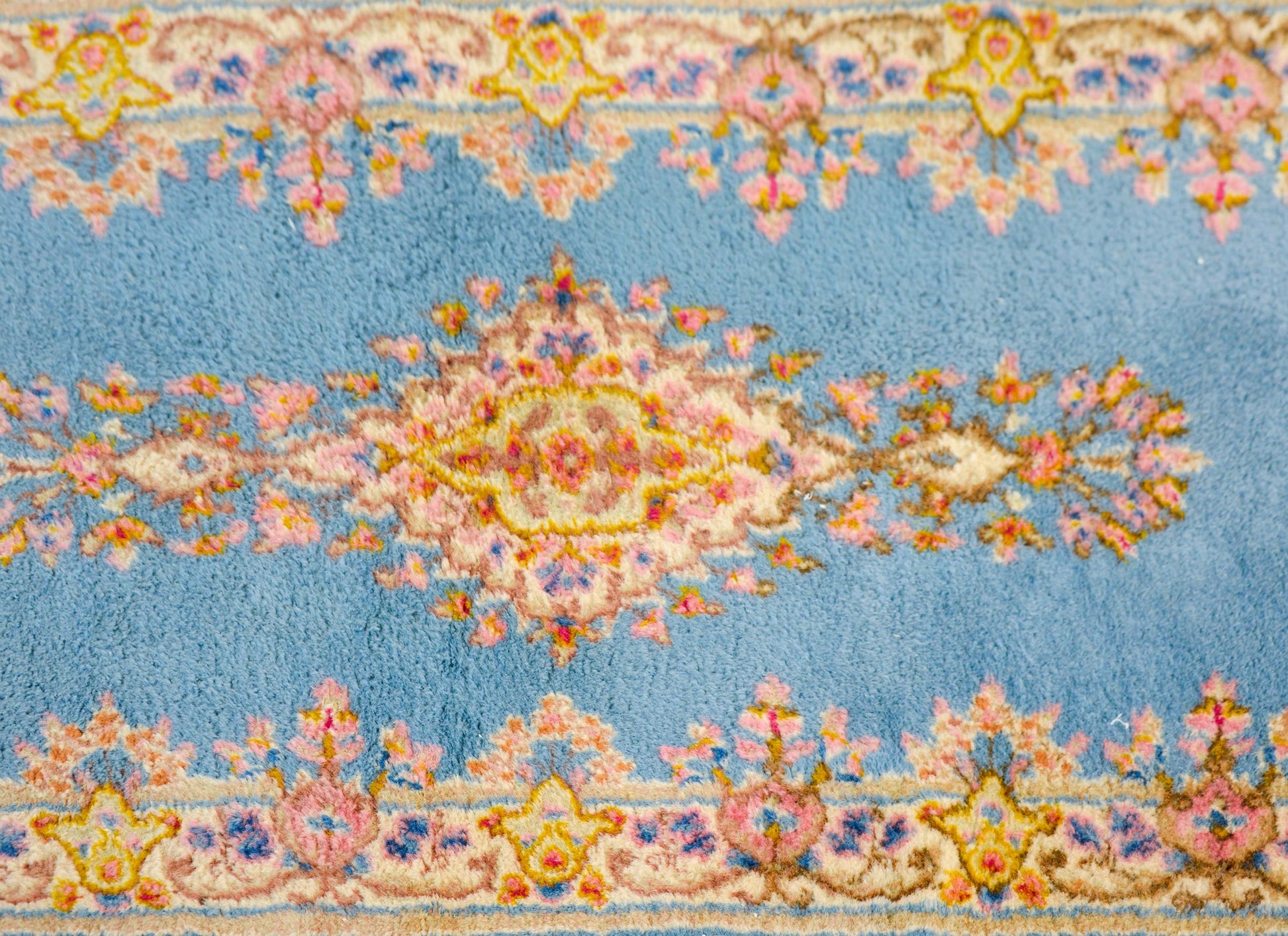 Early 20th Century Persian Kirman Runner For Sale