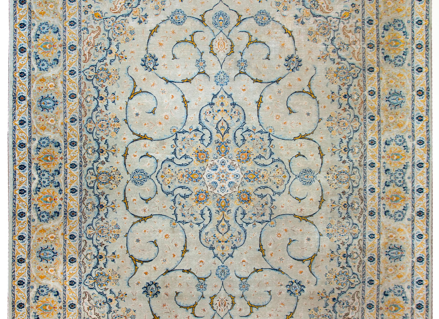 Early 20th Century, Persian Kashan Rug For Sale