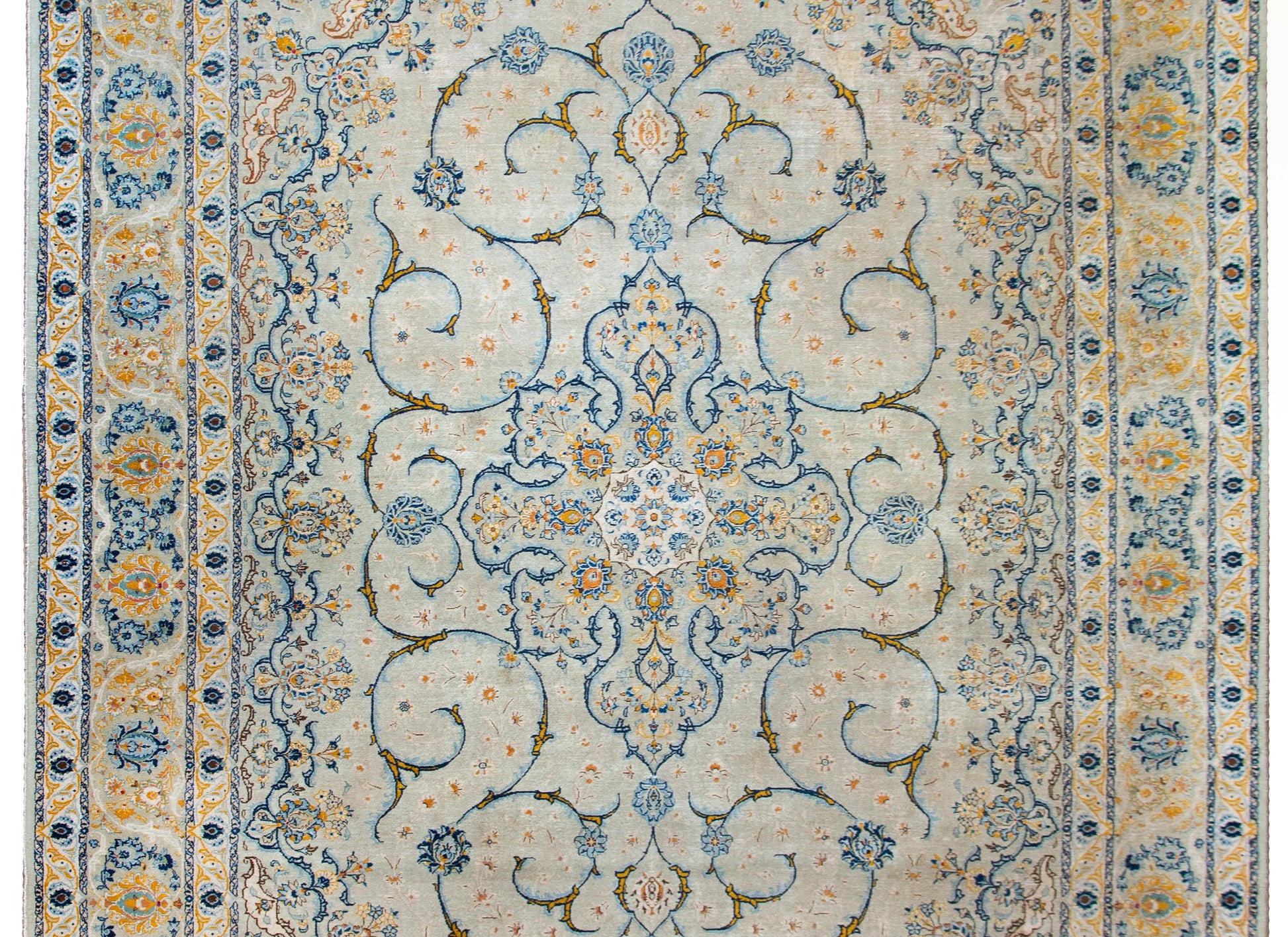 Early 20th Century, Persian Kashan Rug For Sale