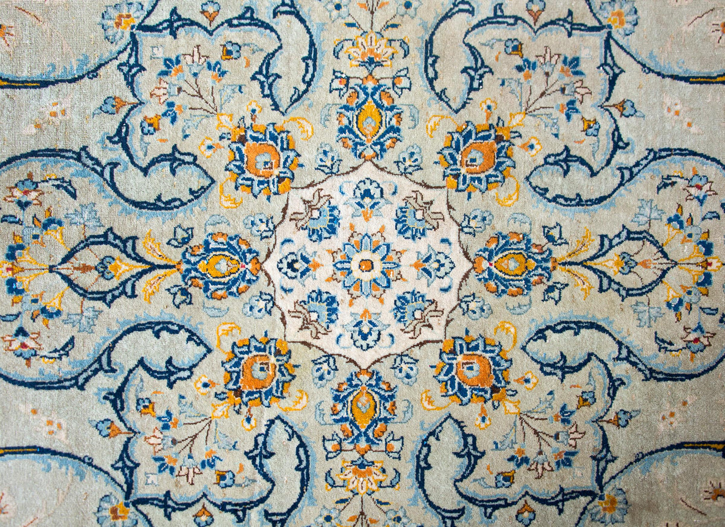 Early 20th Century, Persian Kashan Rug For Sale