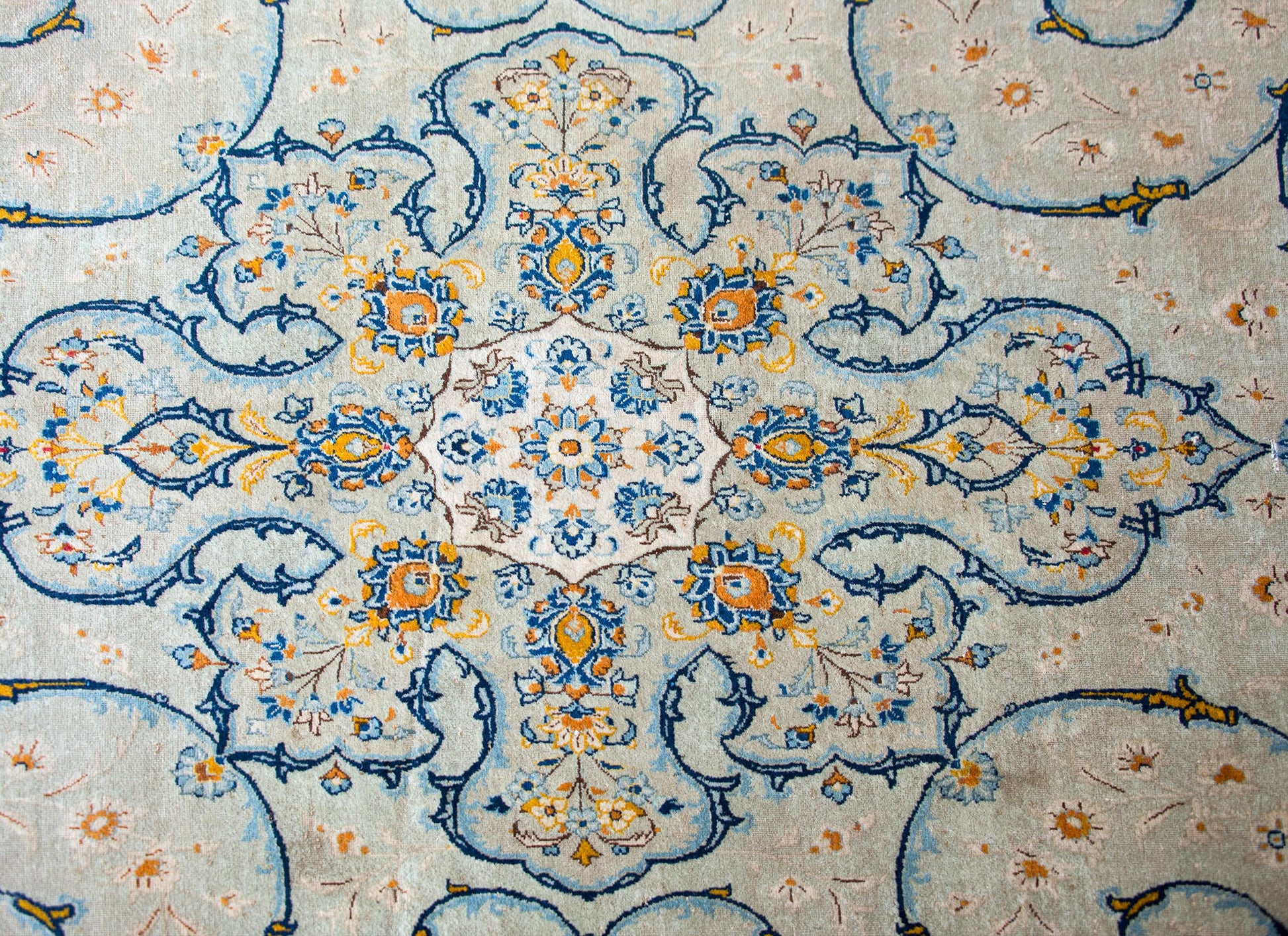Early 20th Century, Persian Kashan Rug For Sale