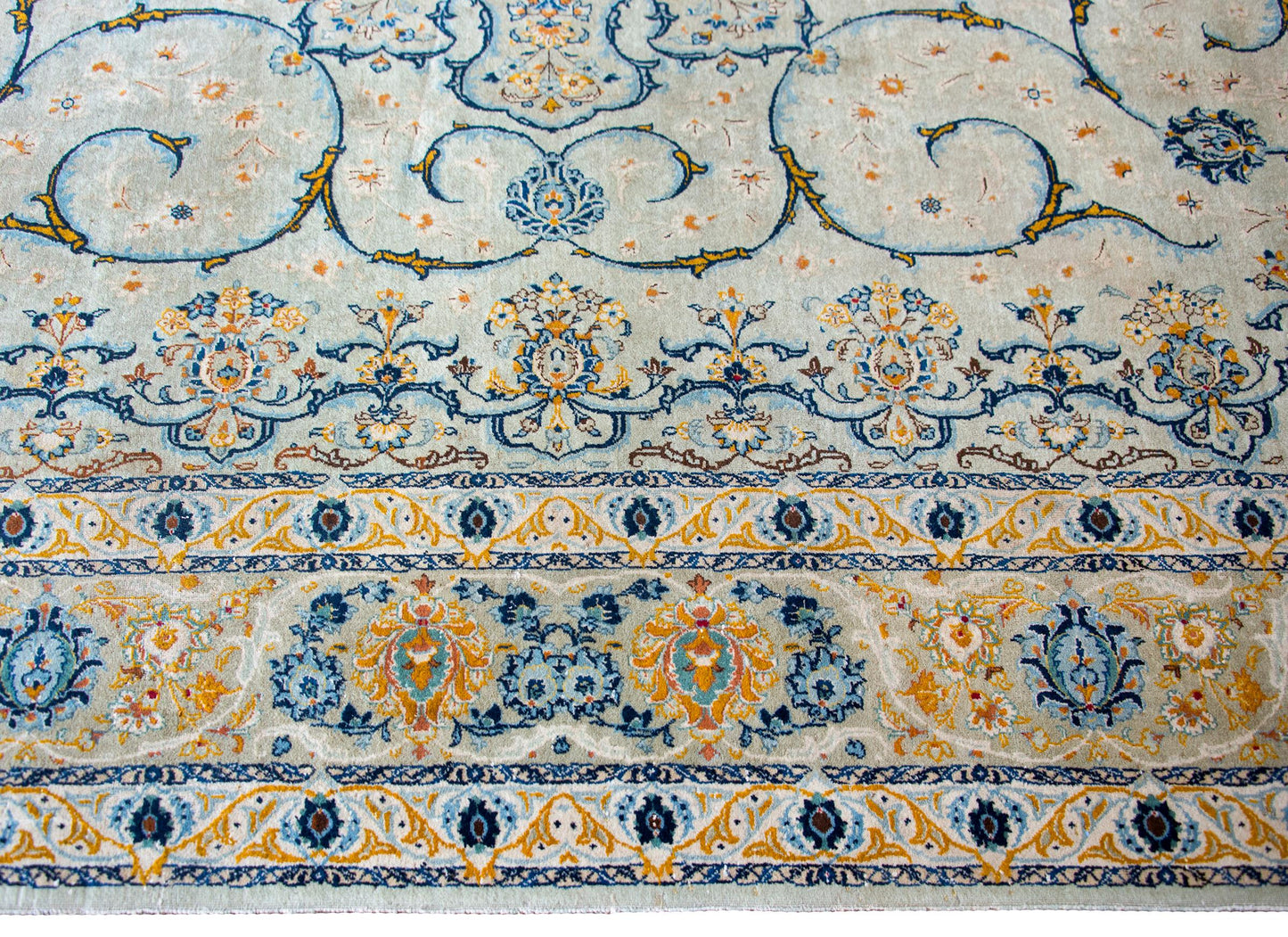 Early 20th Century, Persian Kashan Rug For Sale