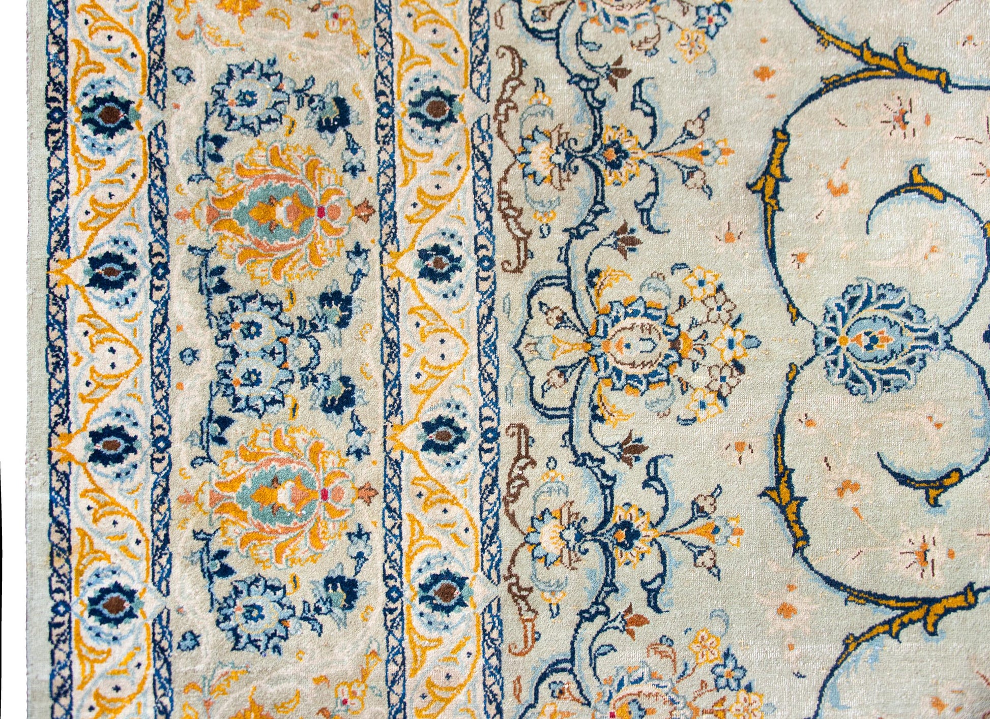 Early 20th Century, Persian Kashan Rug For Sale