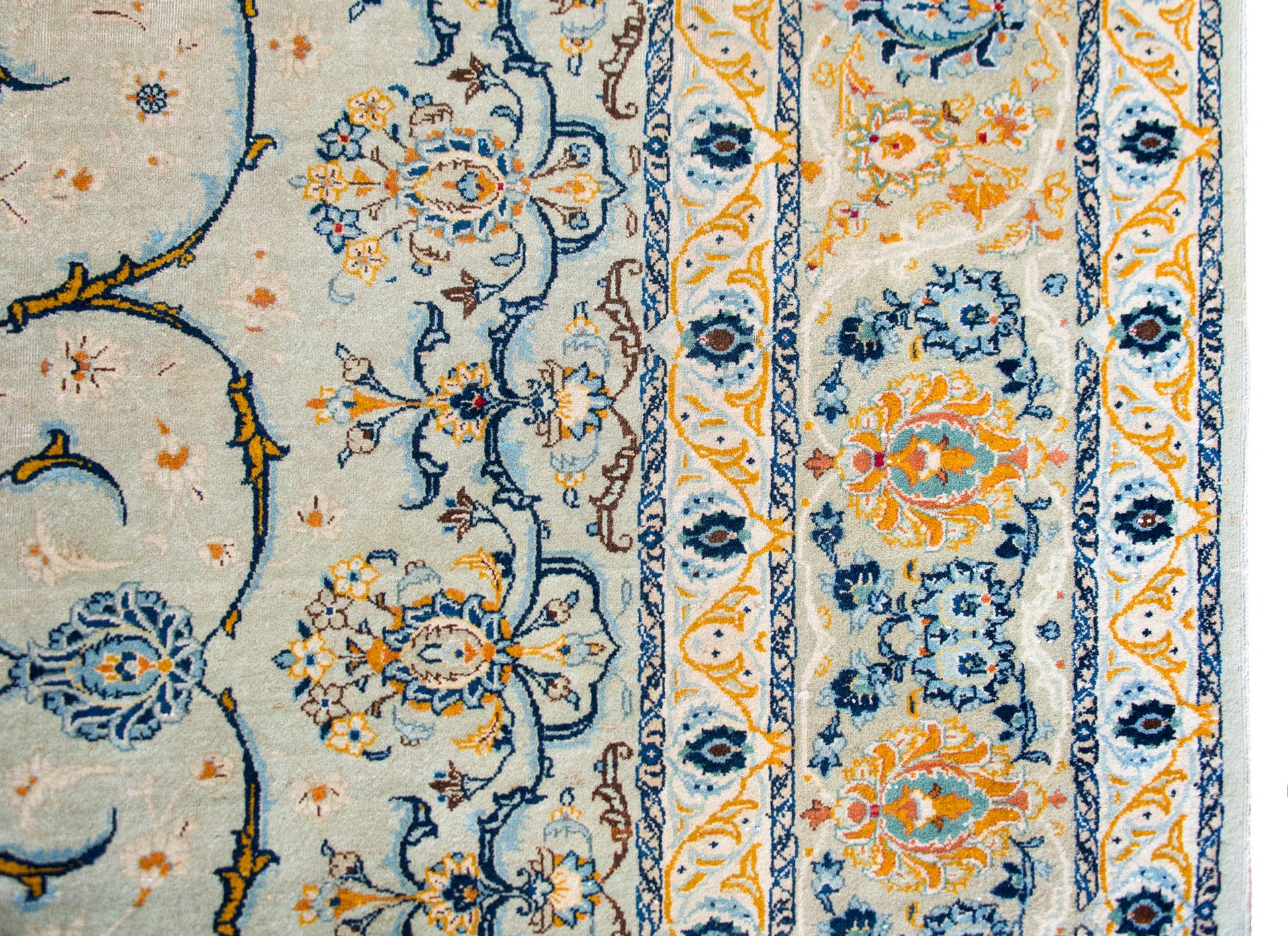 Early 20th Century, Persian Kashan Rug For Sale