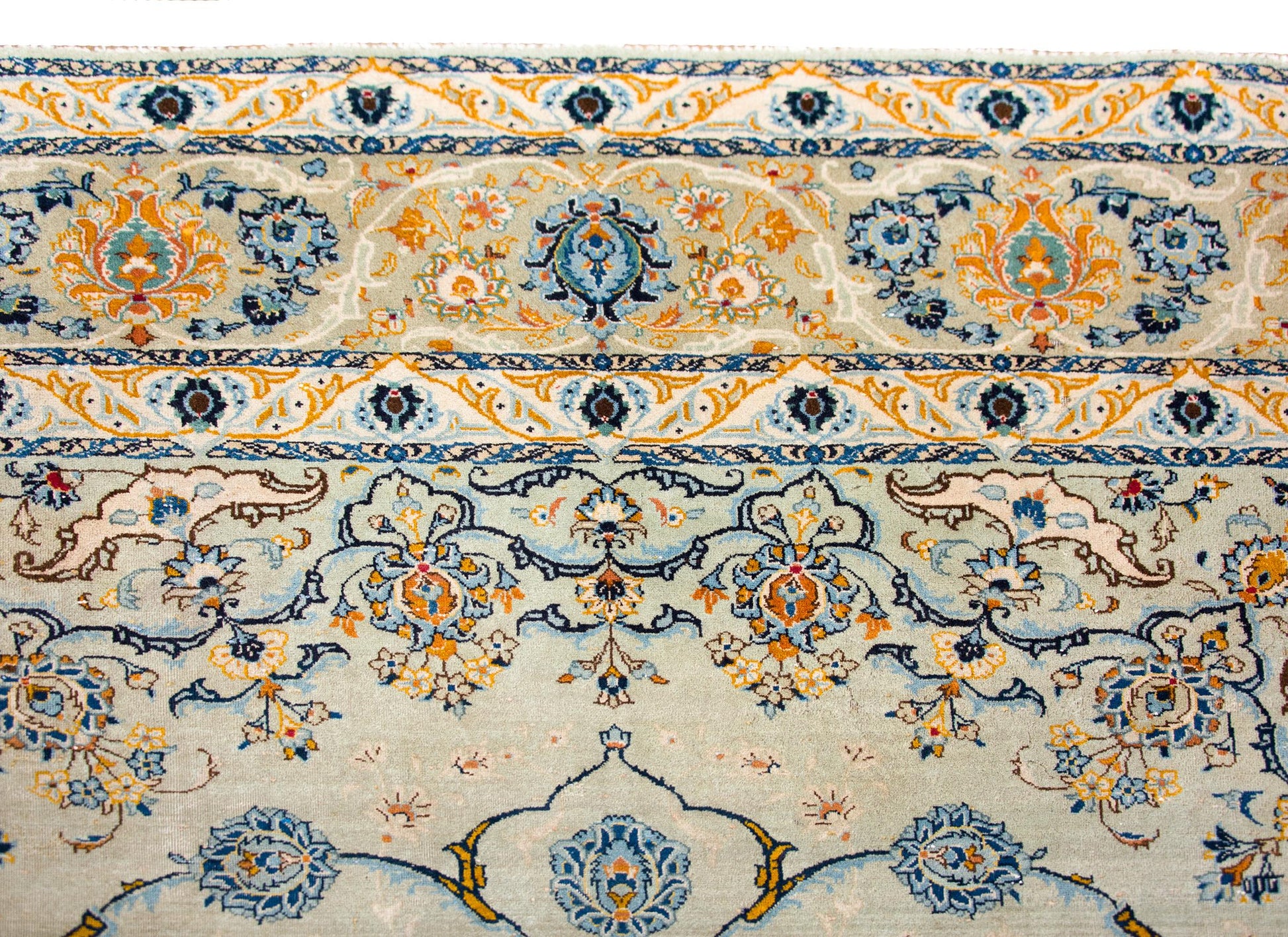 Early 20th Century, Persian Kashan Rug For Sale