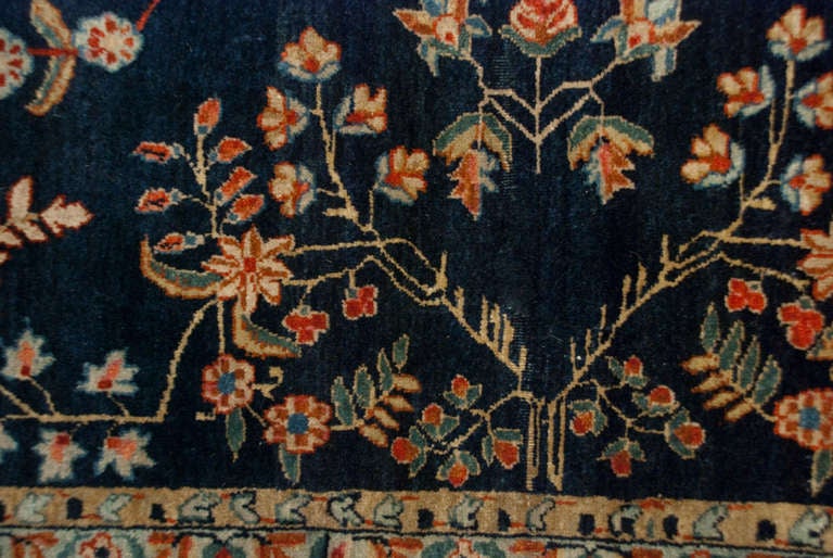 Antique Persian Mohajeran Sarouk Rug For Sale