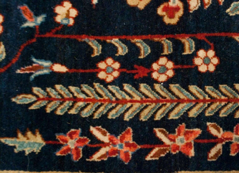 Antique Persian Mohajeran Sarouk Rug For Sale
