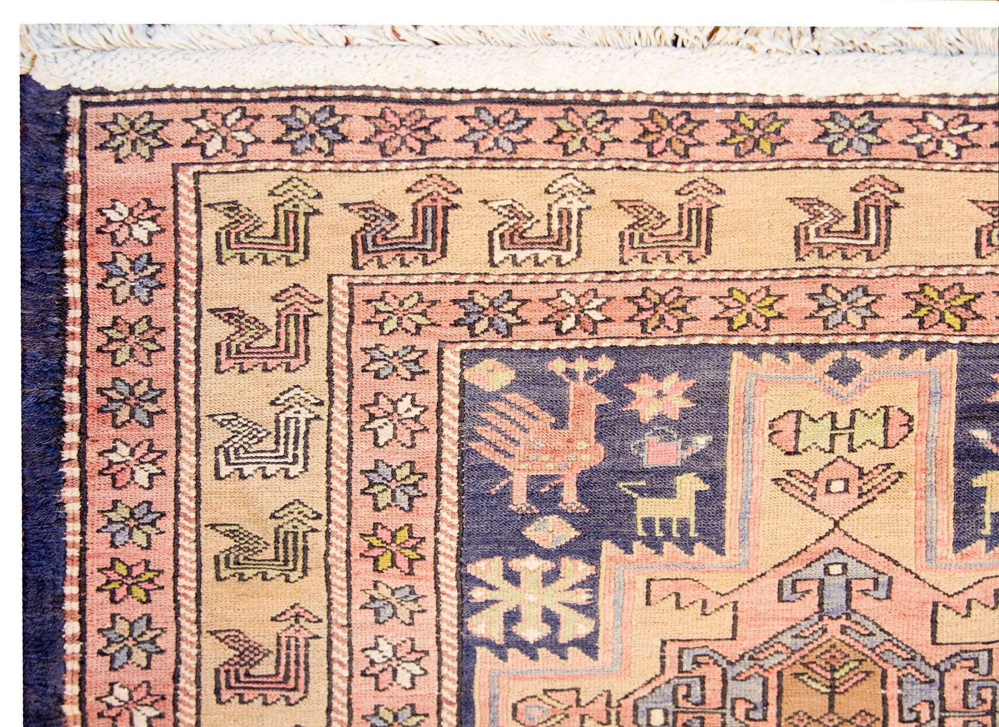 Extraordinary Early 20th Century Sumak Azeri Rug For Sale