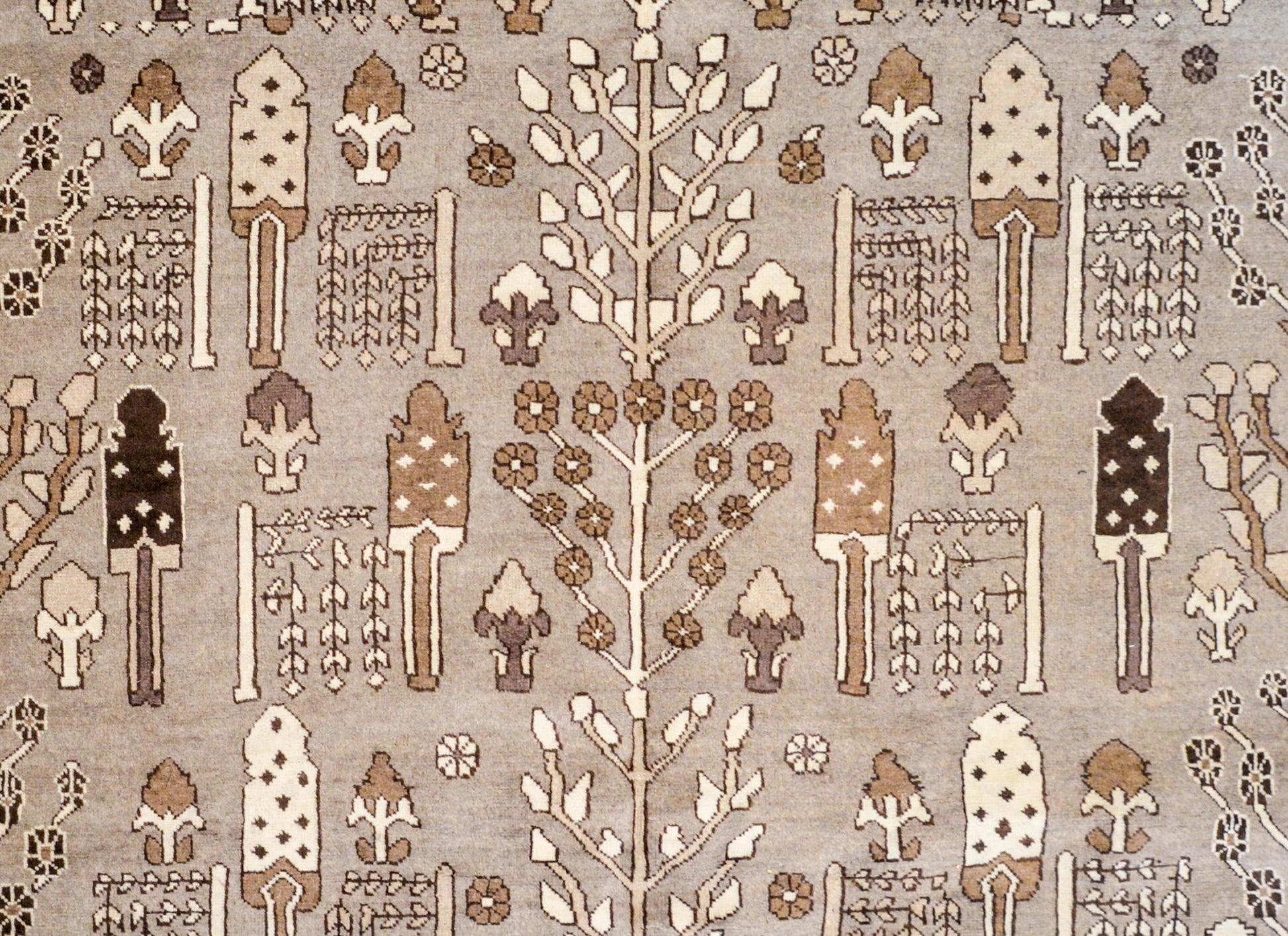 Vintage Bakhtiari Garden Rug For Sale