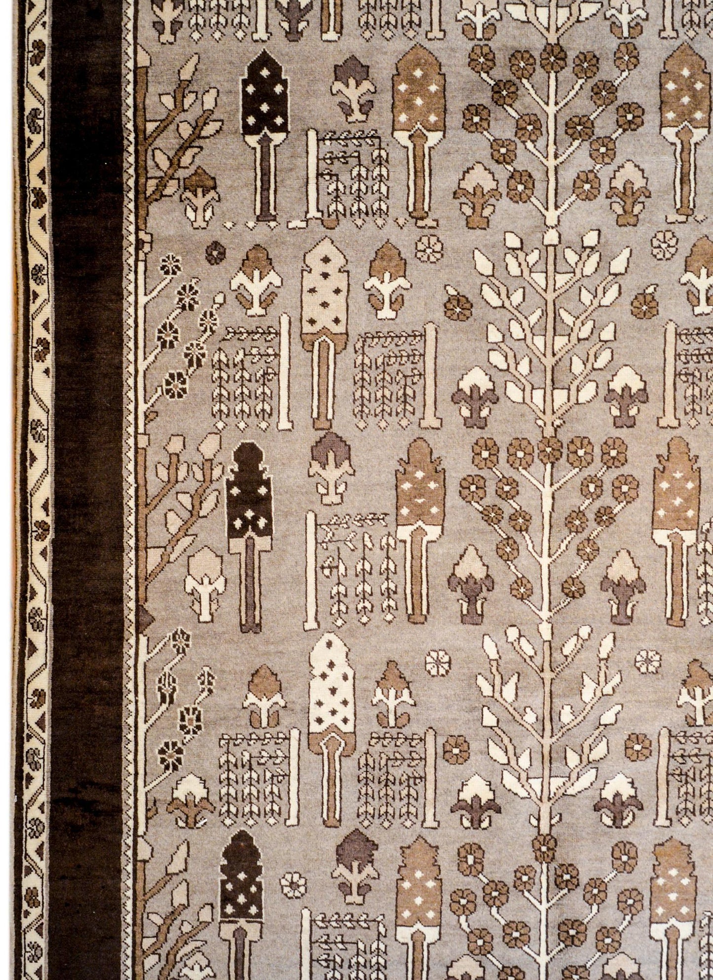 Vintage Bakhtiari Garden Rug For Sale