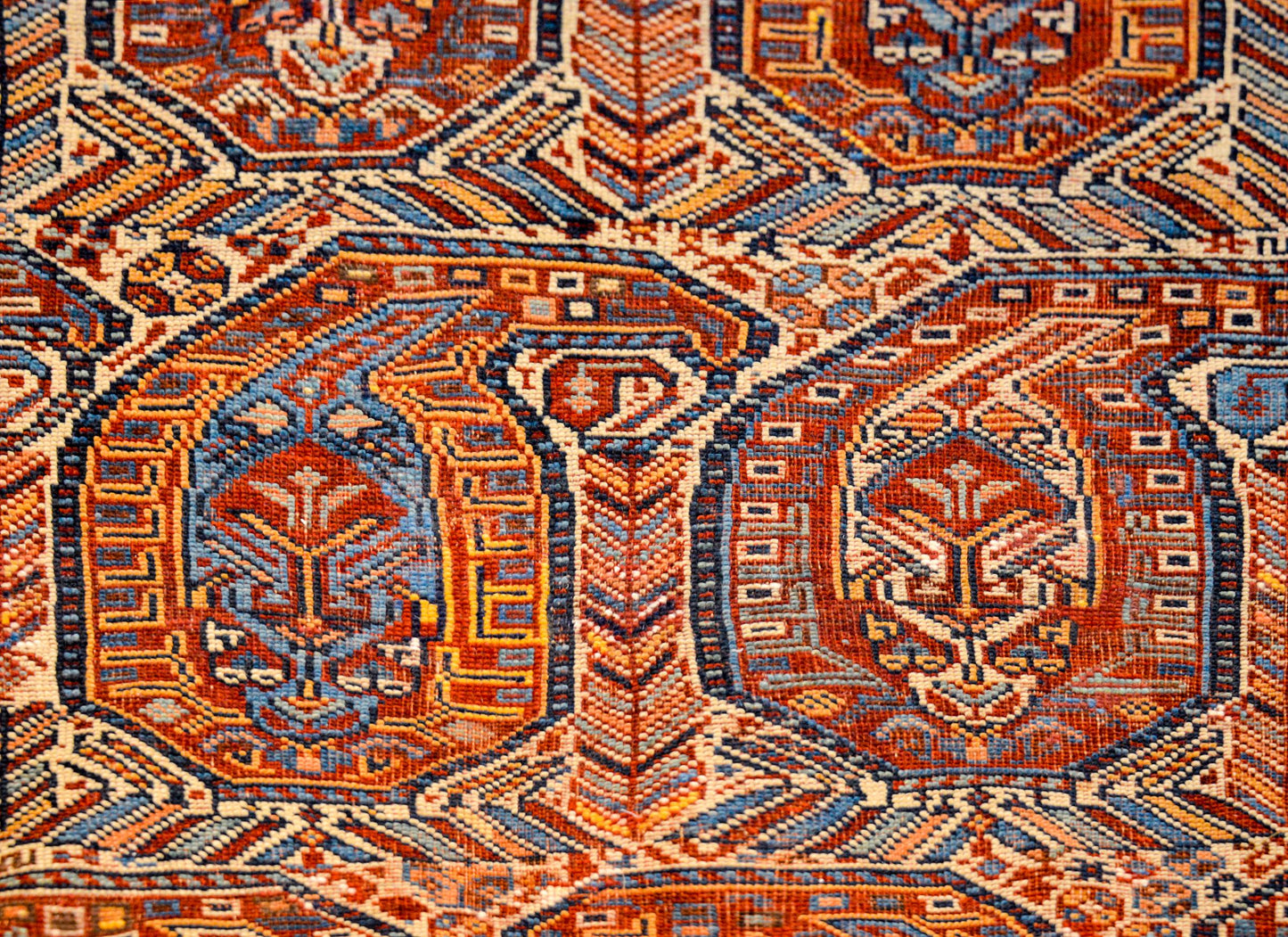 Unbelievable Early 20th Century Gashgaei Rug For Sale