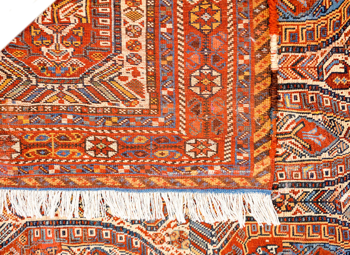 Unbelievable Early 20th Century Gashgaei Rug For Sale