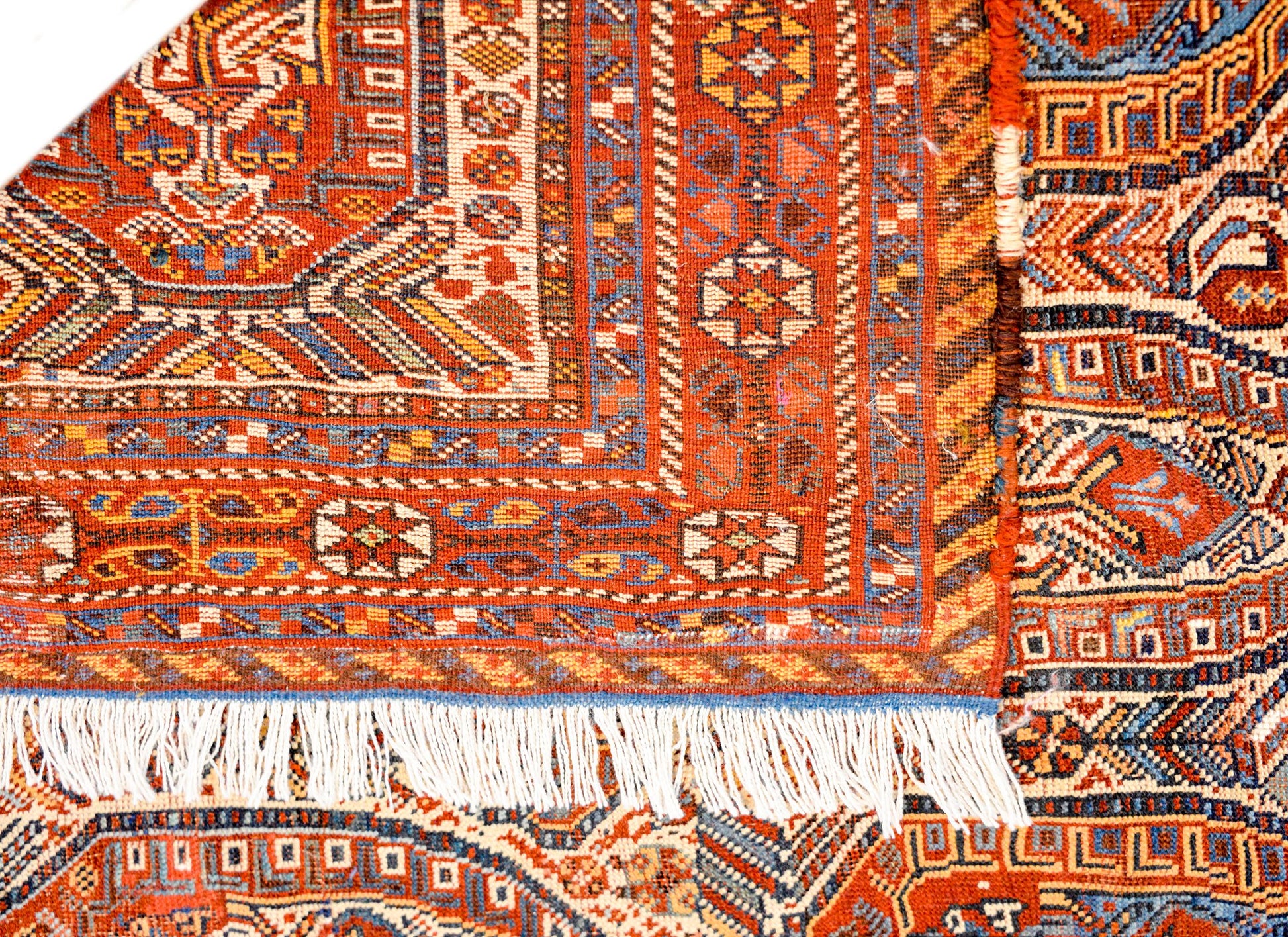 Unbelievable Early 20th Century Gashgaei Rug For Sale