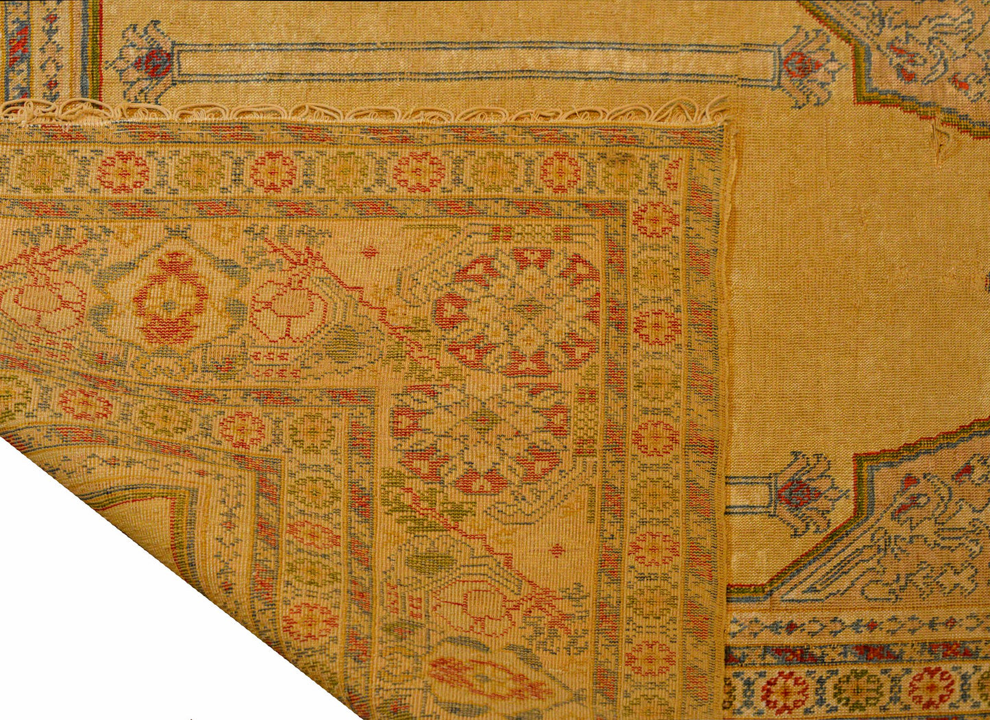 Outstanding Early 20th Century Turkish Silk Prayer Rug For Sale