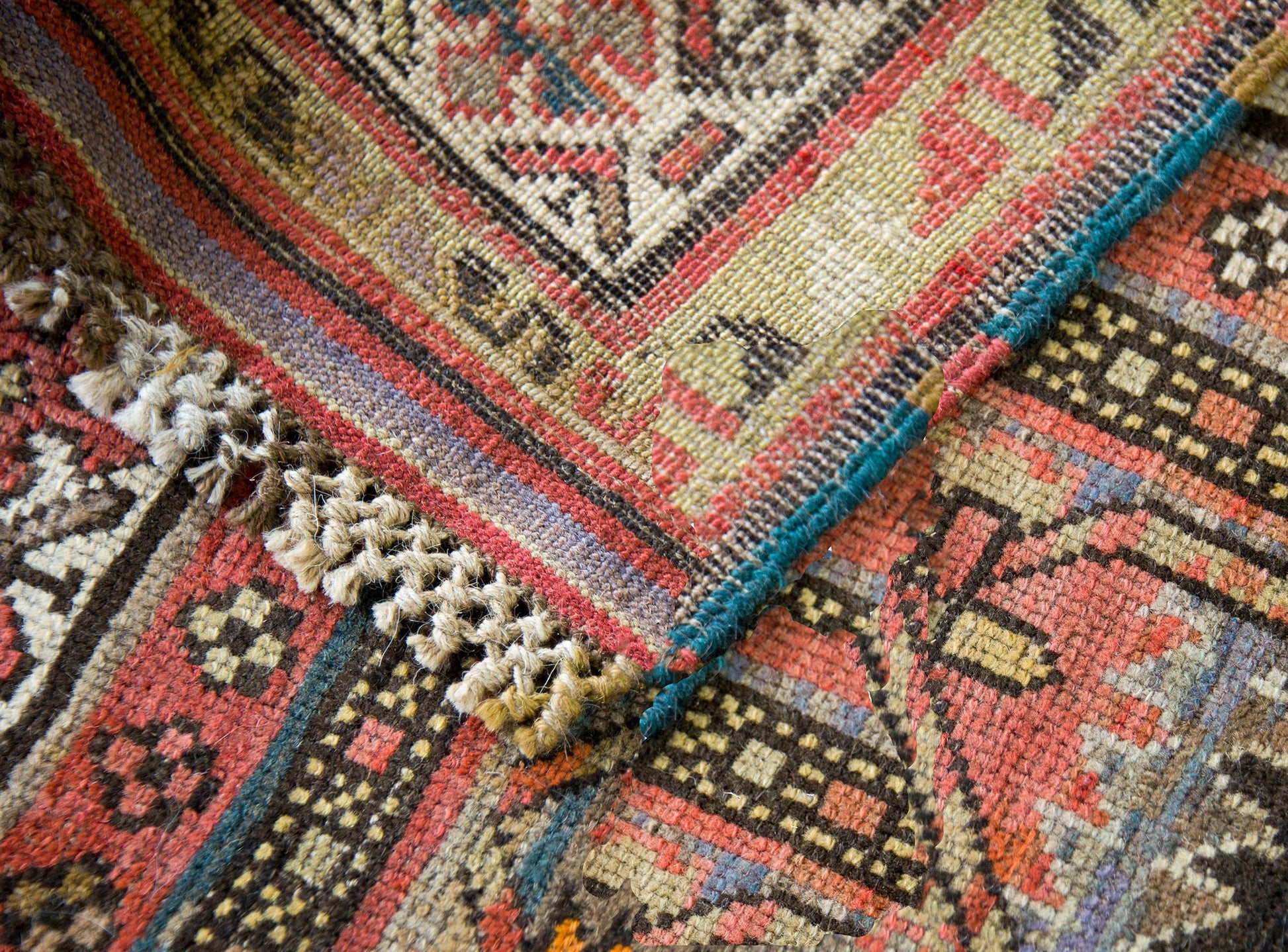 Early 20th Century Azerbaijani Kuba Rug For Sale