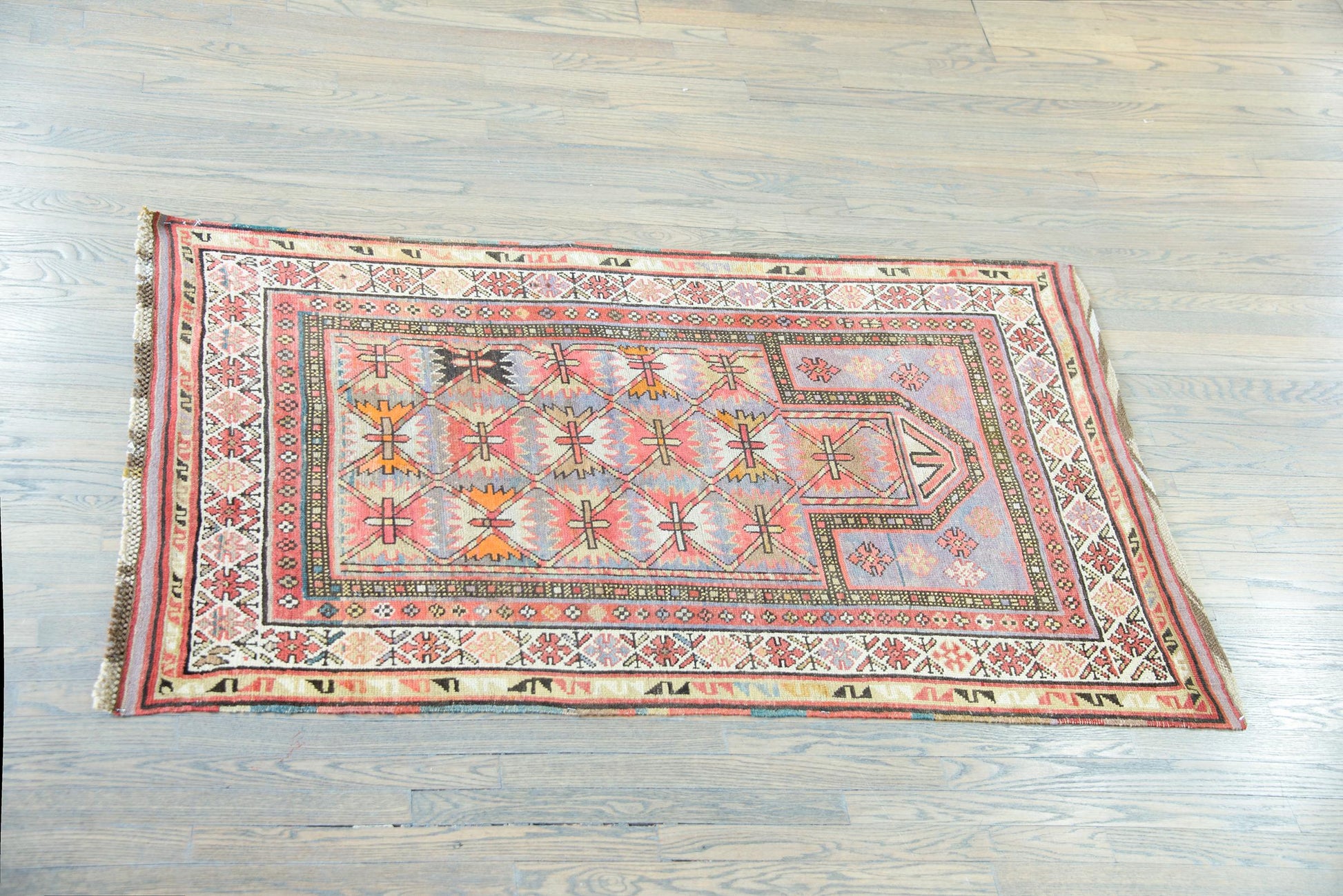 Early 20th Century Azerbaijani Kuba Rug For Sale