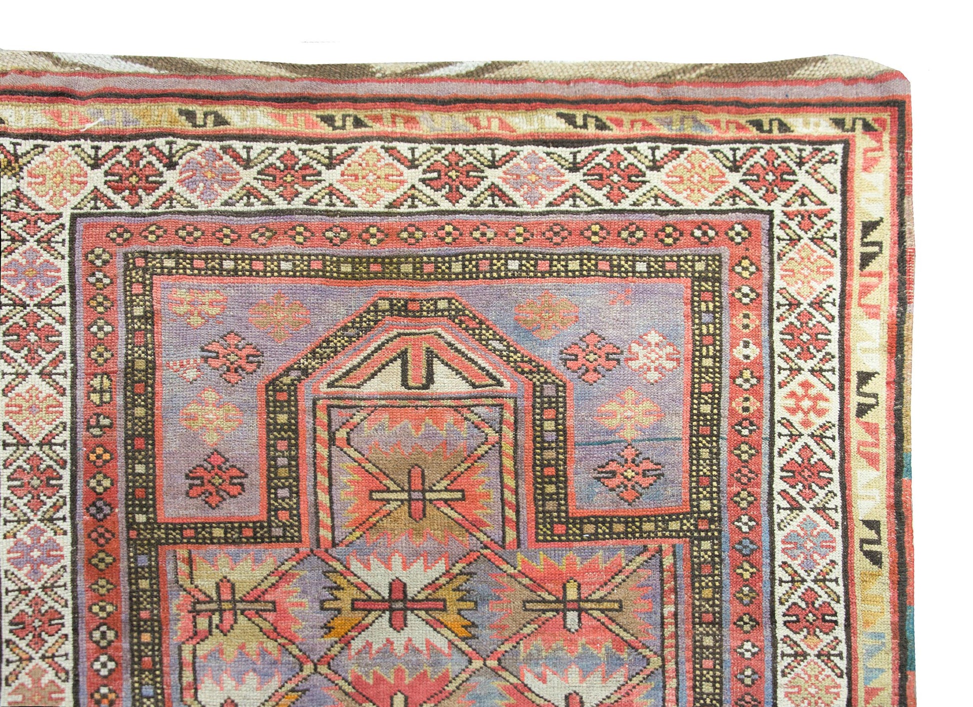 Early 20th Century Azerbaijani Kuba Rug For Sale