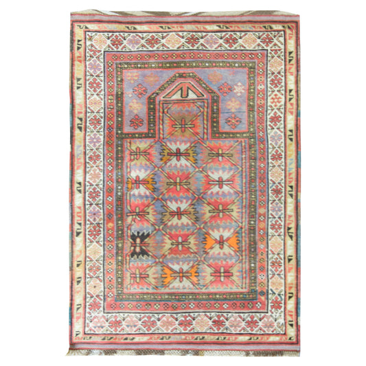 Early 20th Century Azerbaijani Kuba Rug For Sale