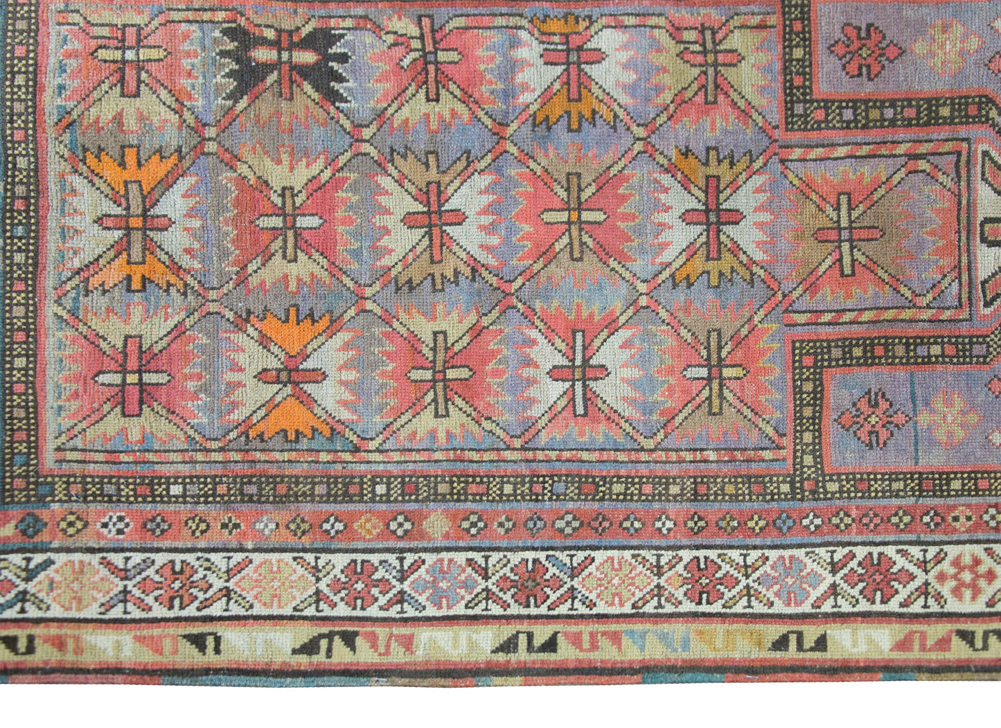 Early 20th Century Azerbaijani Kuba Rug For Sale