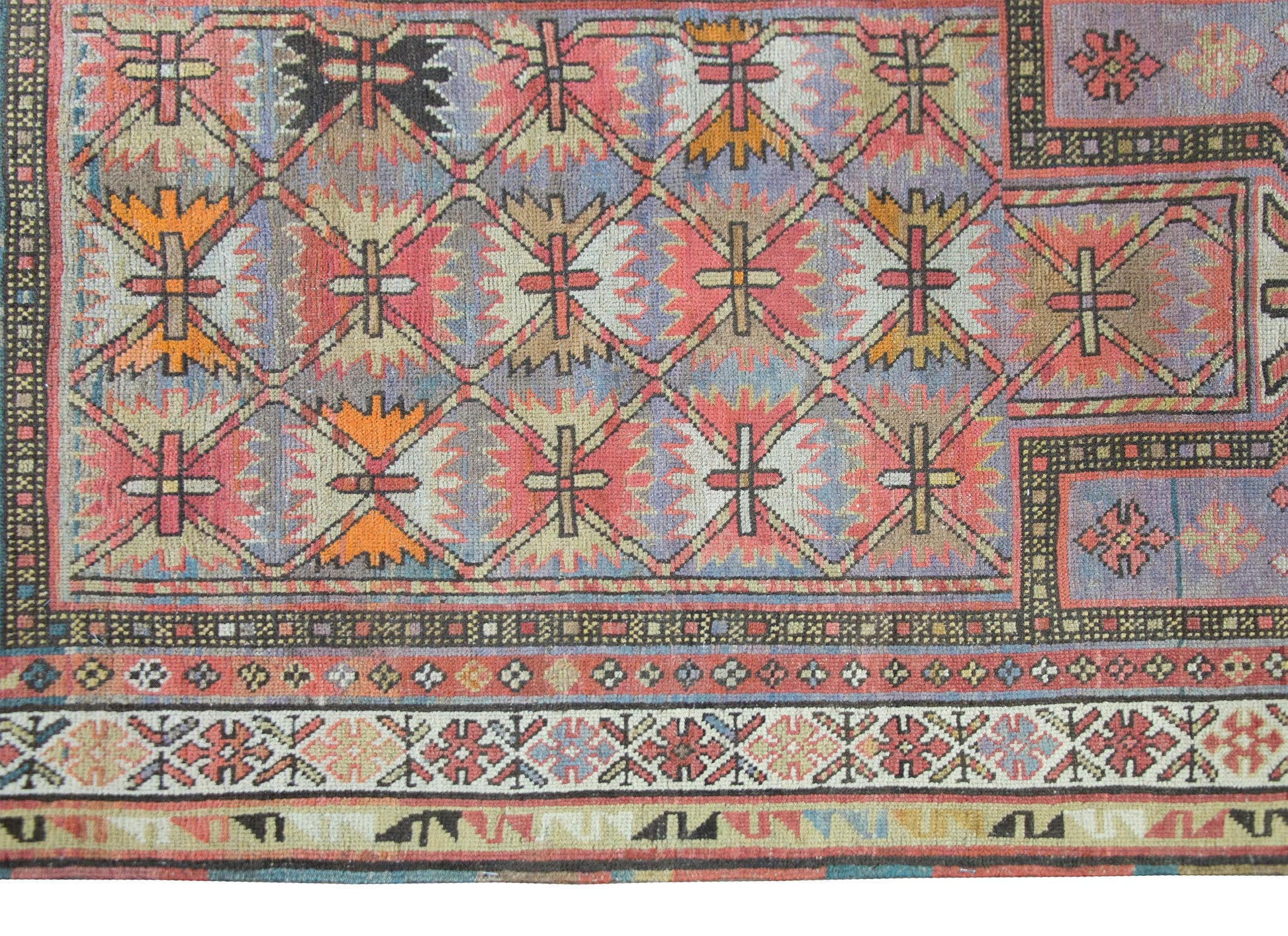 Early 20th Century Azerbaijani Kuba Rug For Sale