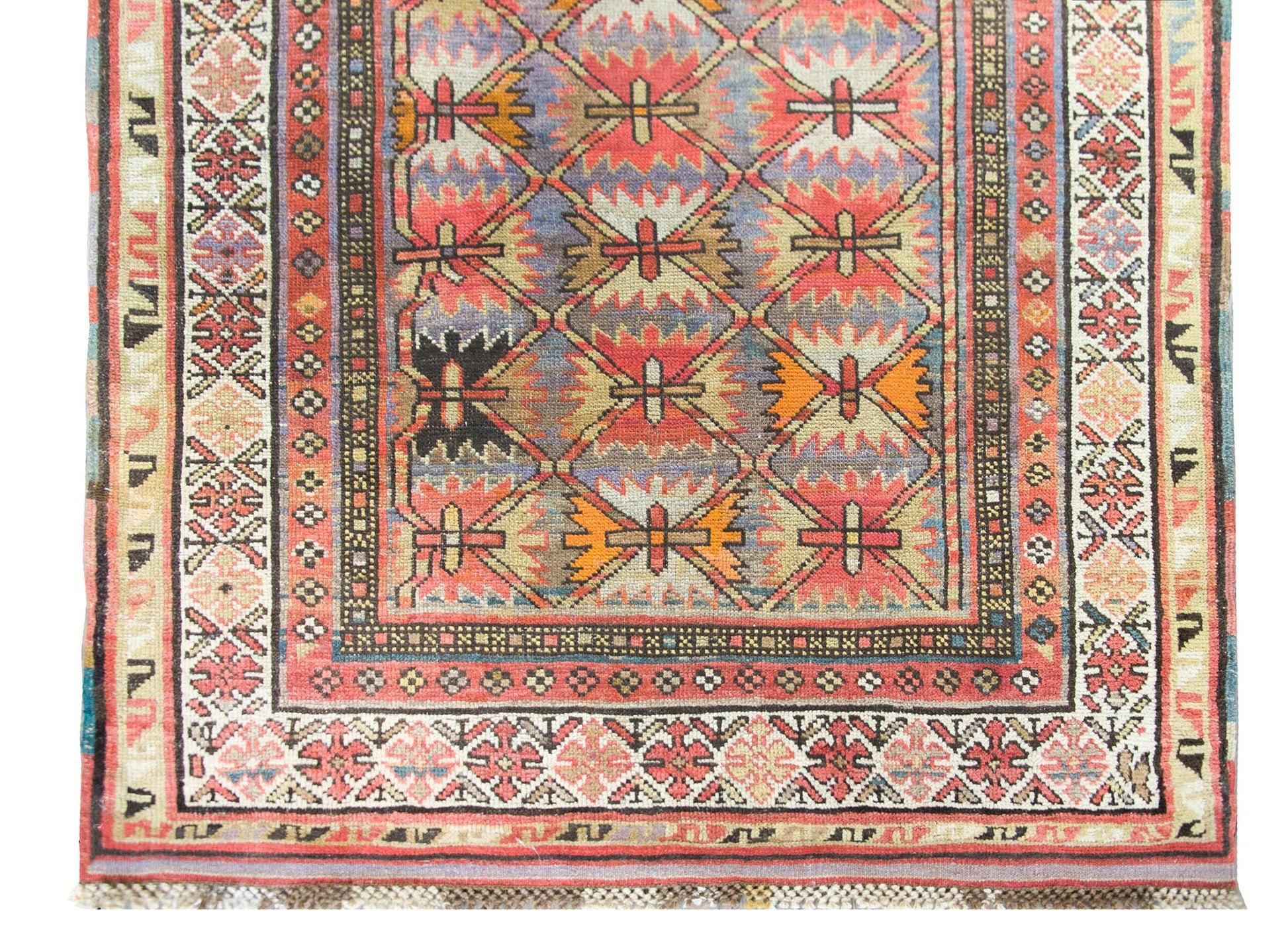 Early 20th Century Azerbaijani Kuba Rug For Sale