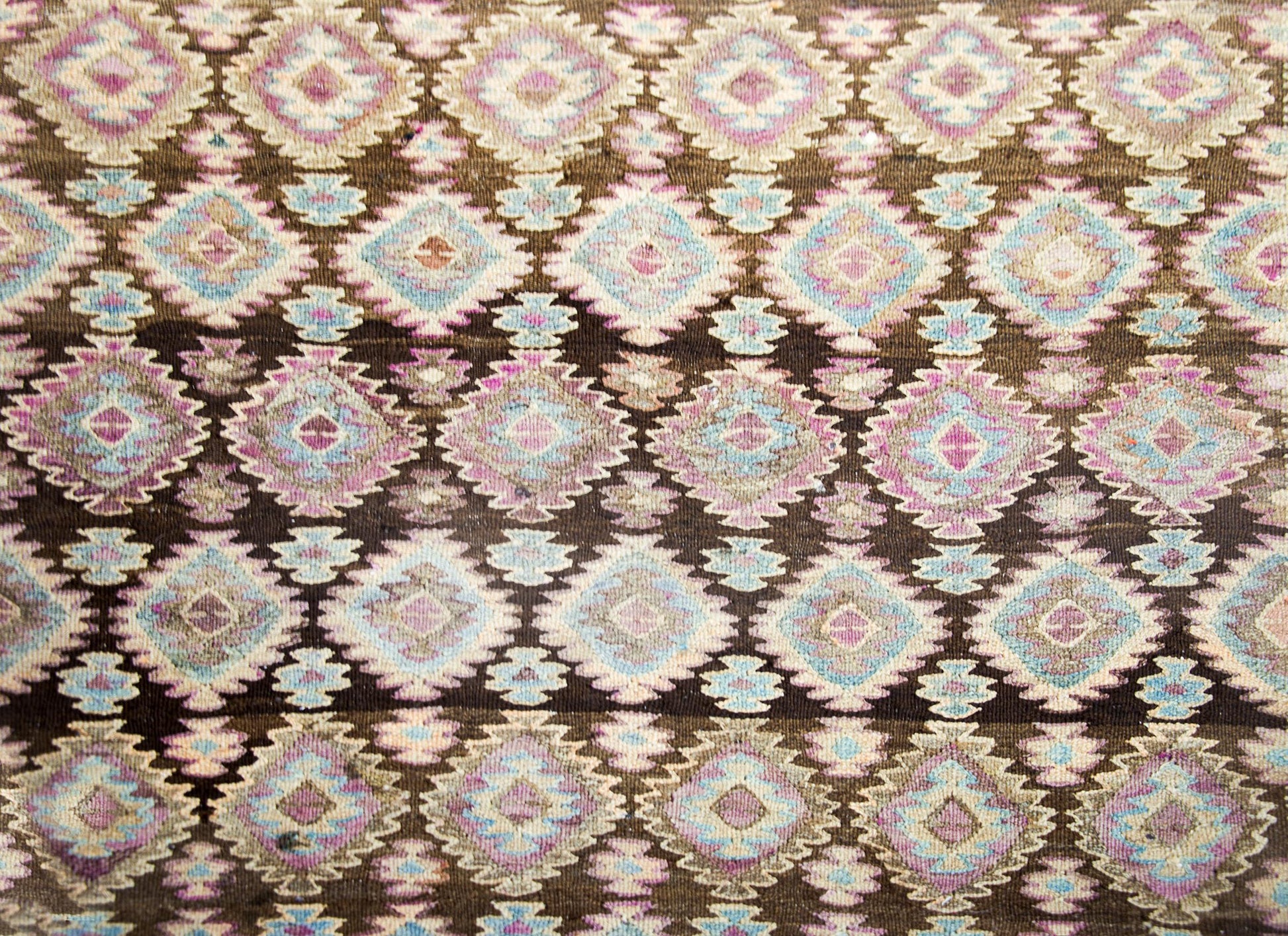 Early 20th Century Persian Qazvin Kilim For Sale