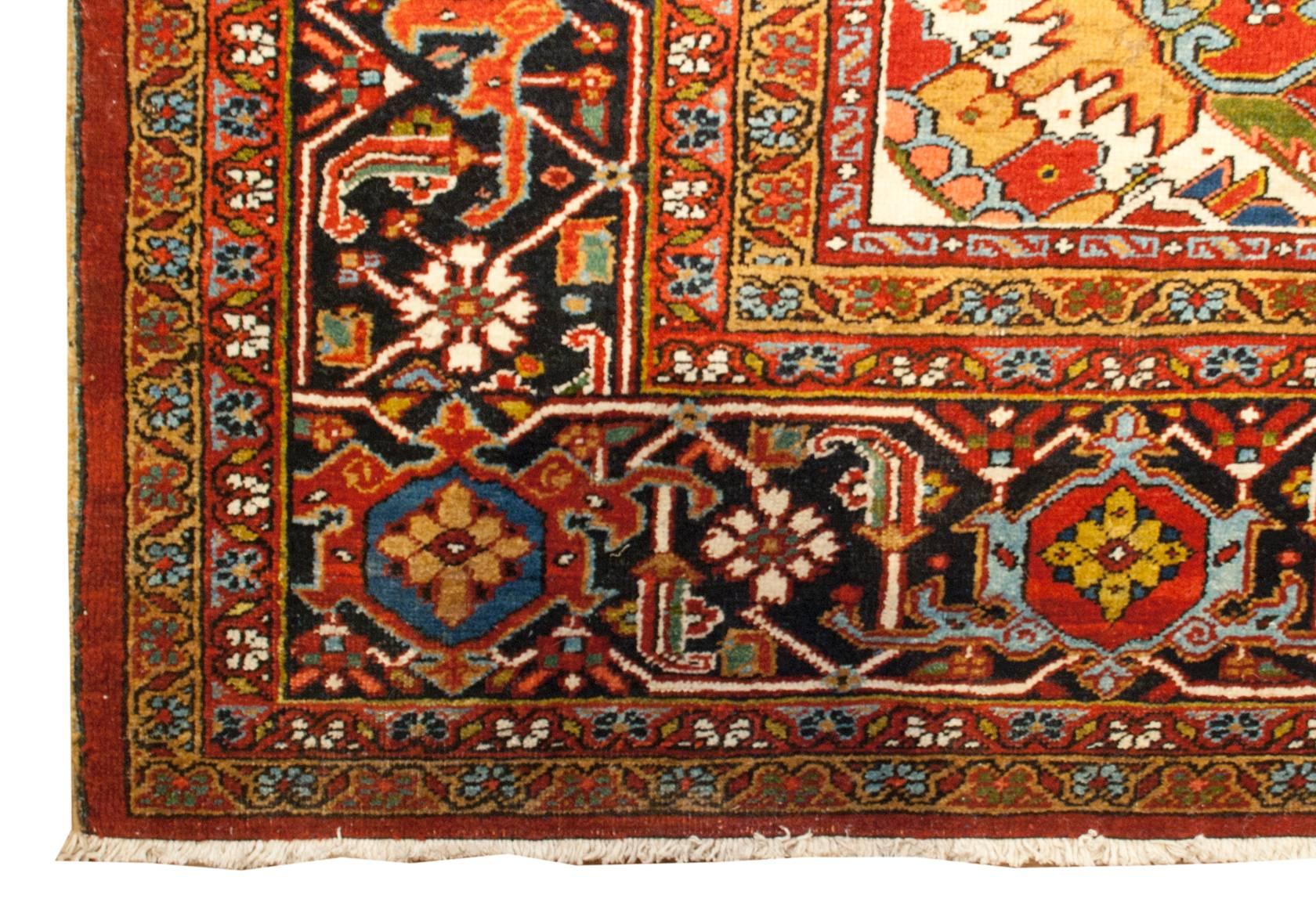 Early 20th Century Heriz Rug For Sale