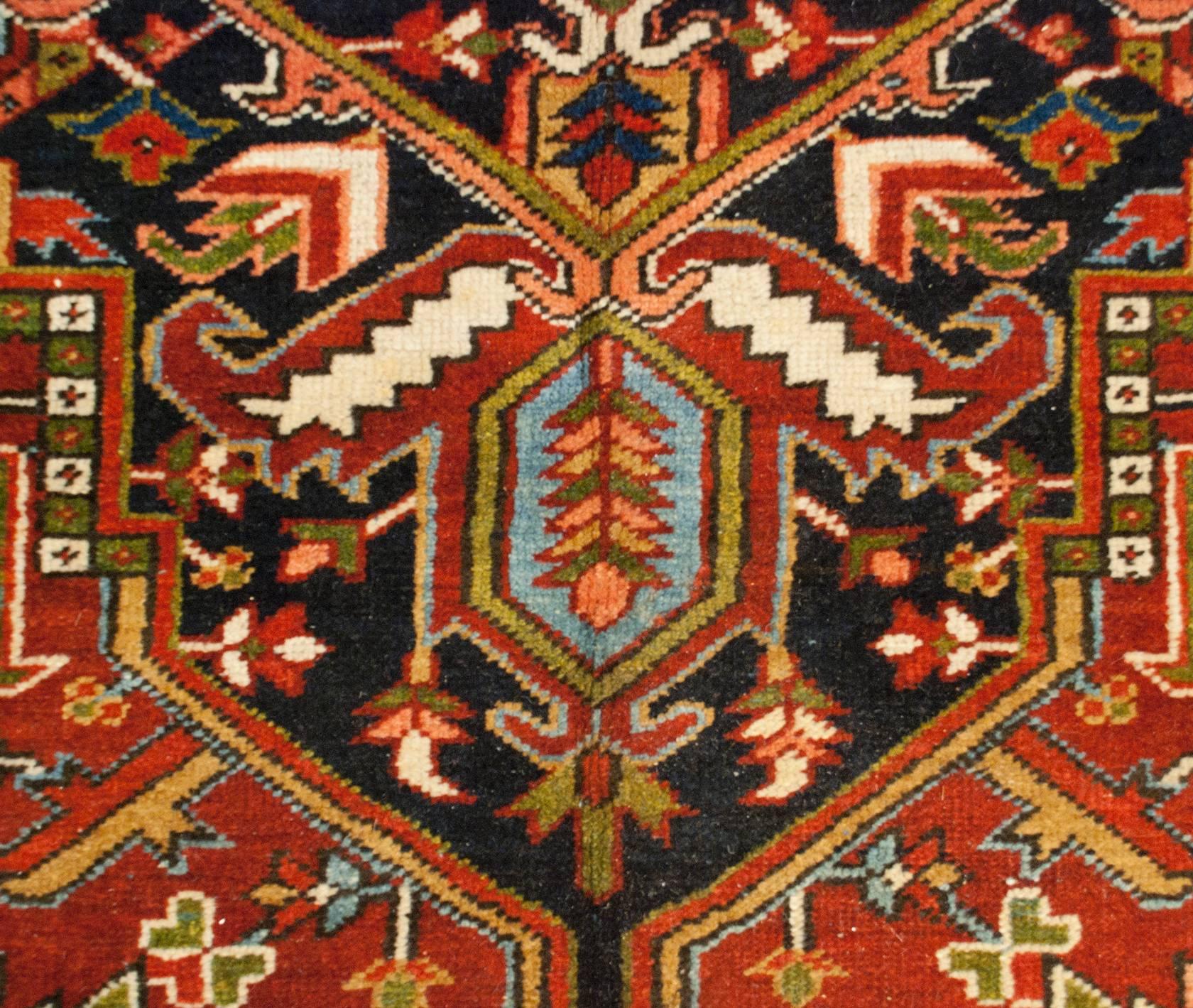 Early 20th Century Heriz Rug For Sale