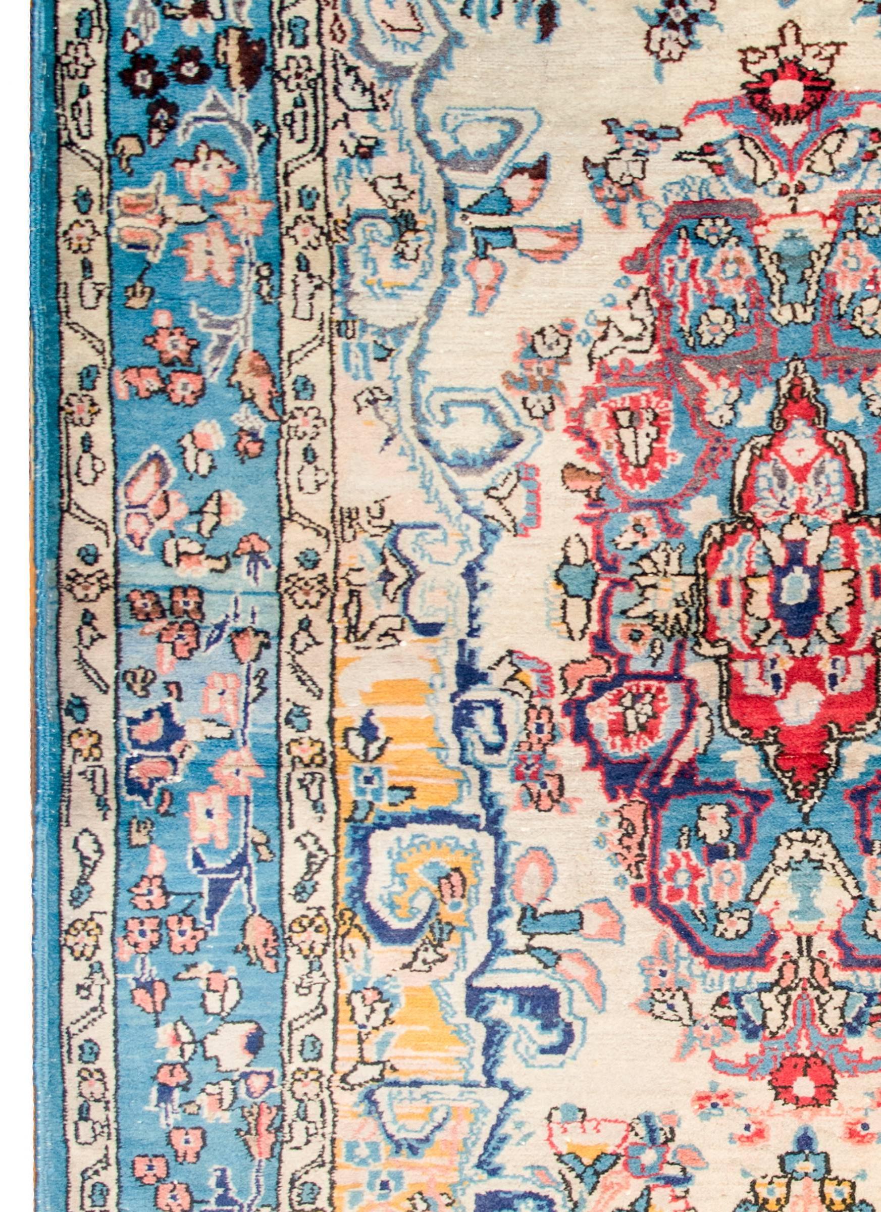 Fantastic Early 20th Century Antique Tabriz Rug For Sale