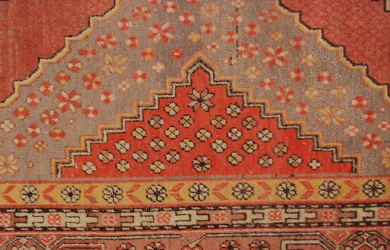 Antique Central Asian Samarkand Rug For Sale